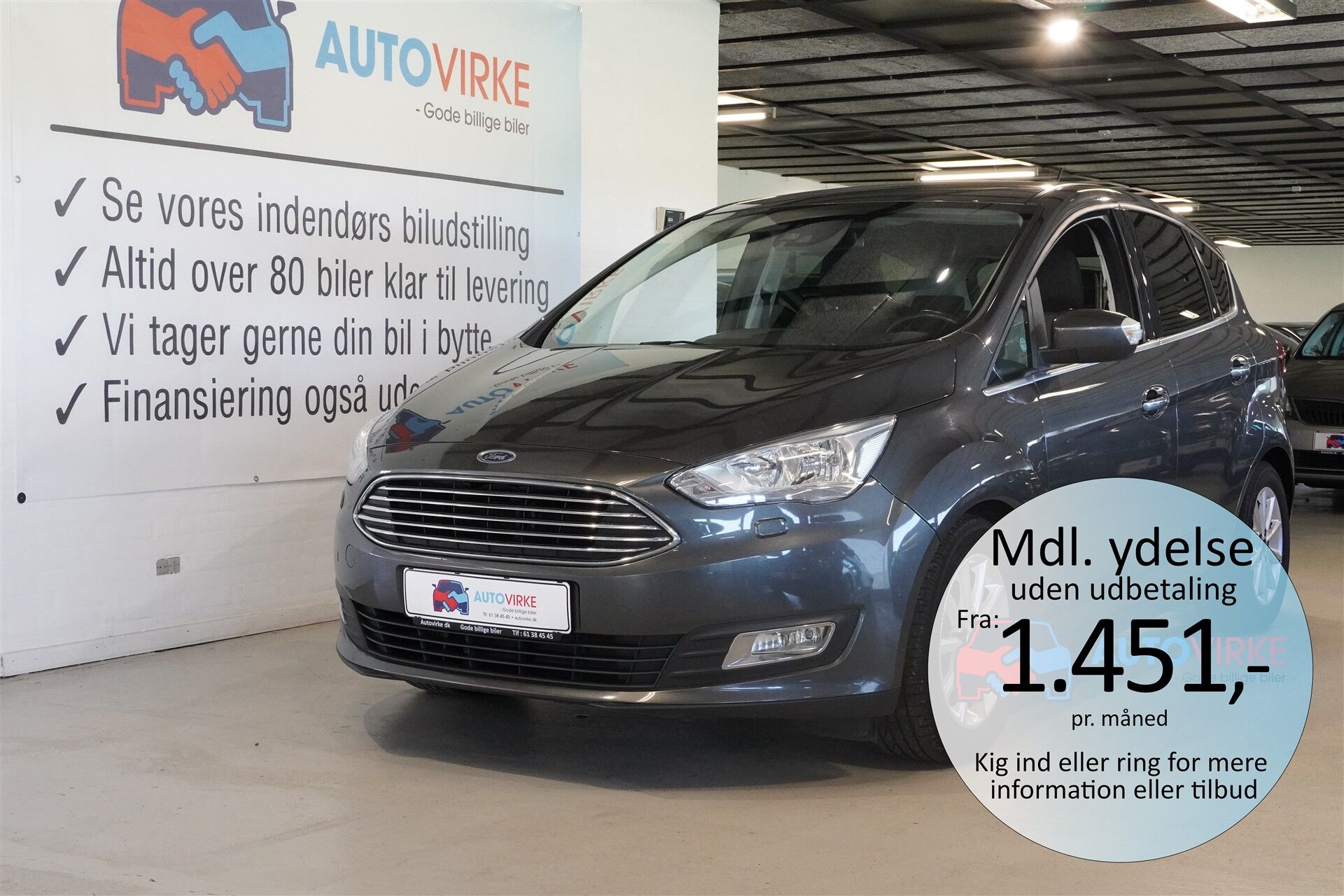 Billede af Ford C-MAX 1,0 EcoBoost Titanium Plus Start/Stop 125HK 6g