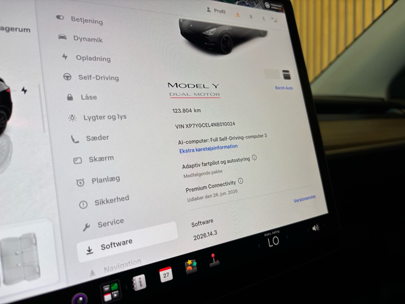 Billede af Tesla Model Y EL Performance AWD 534HK 5d Aut.