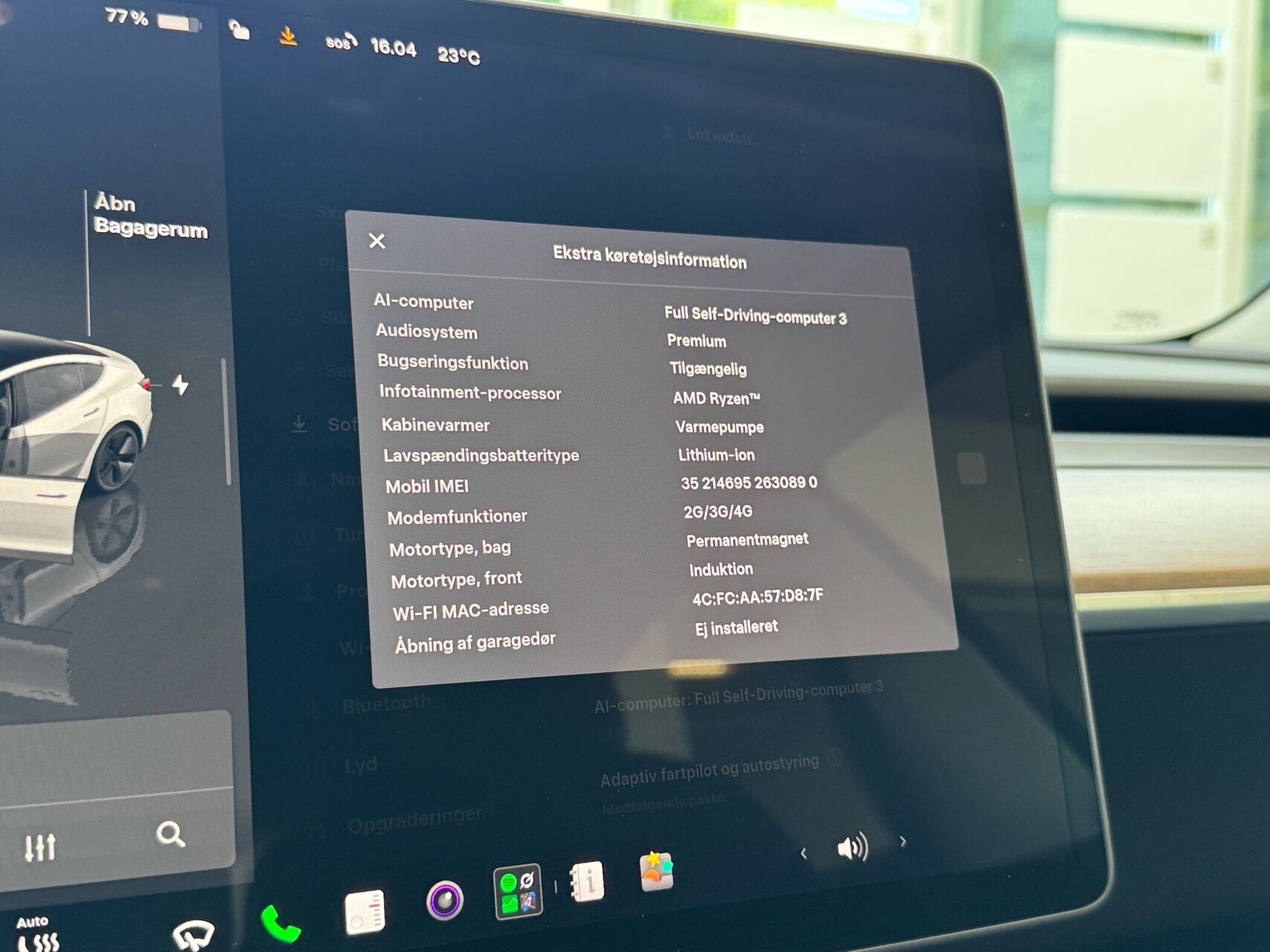Billede af Tesla Model 3 EL Long Range AWD 498HK Aut.