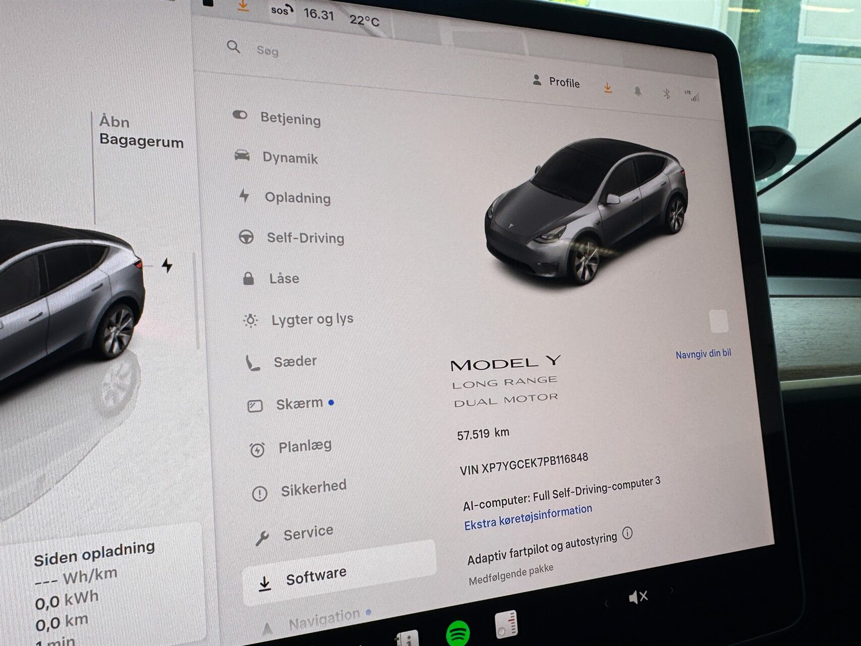 Billede af Tesla Model Y EL Long Range AWD 514HK 5d Aut.