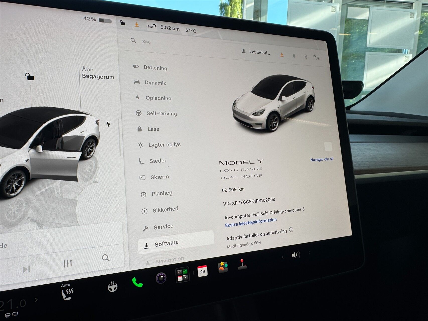 Billede af Tesla Model Y EL Long Range AWD 514HK 5d Aut.