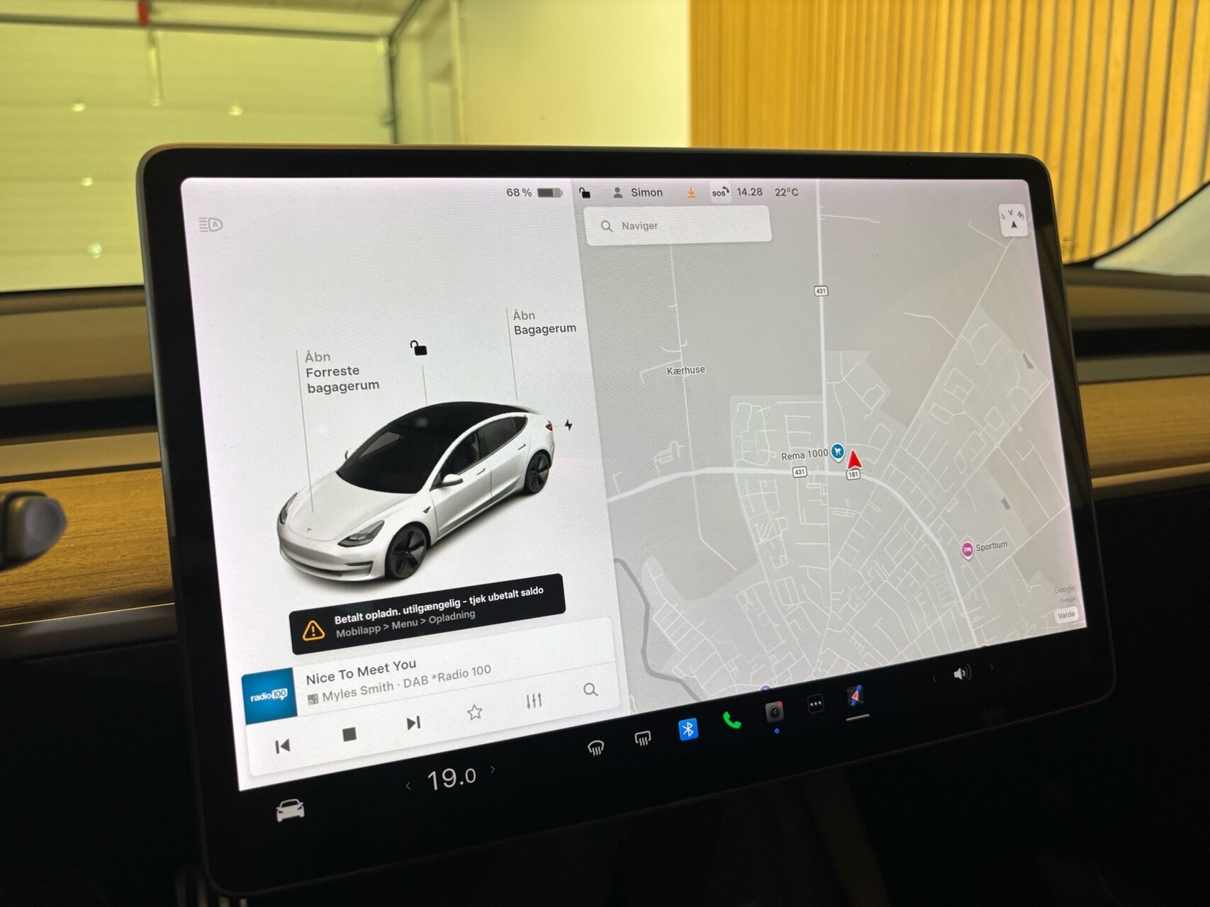 Billede af Tesla Model 3 EL Standard Range Plus 258HK Aut.