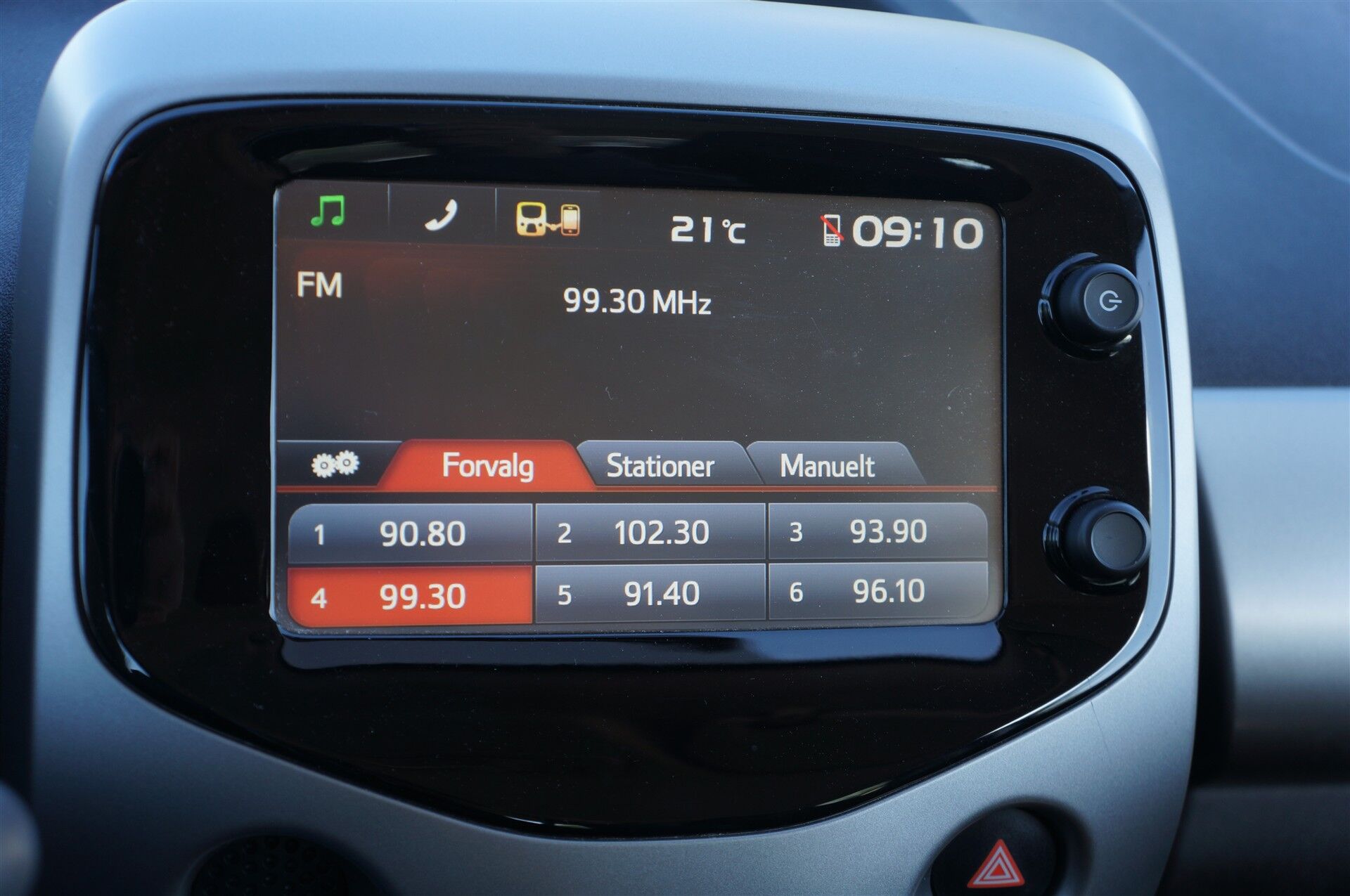 Billede af Citroën C1 1,0 VTi Feel ETG 68HK 5d Aut.