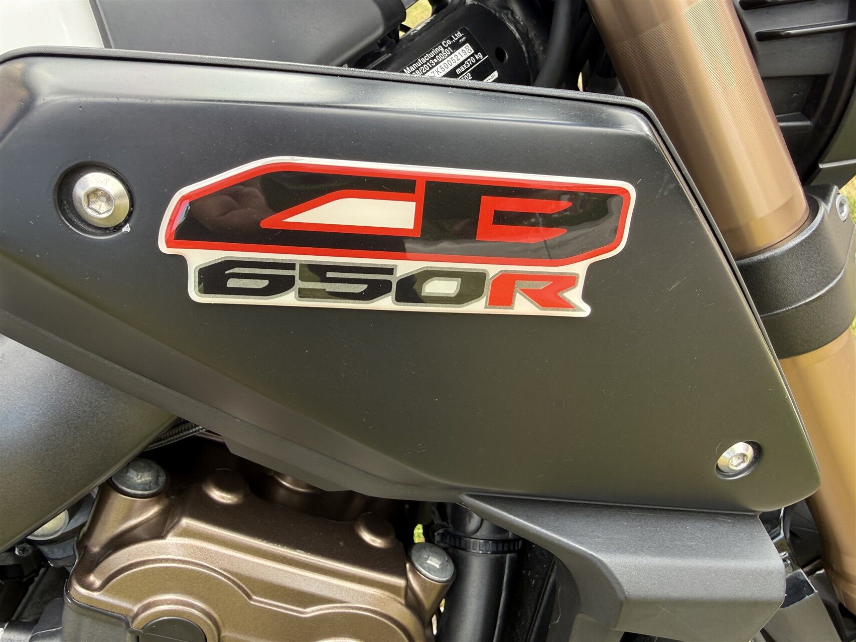 Billede af Honda CB650F 650 91HK 6g