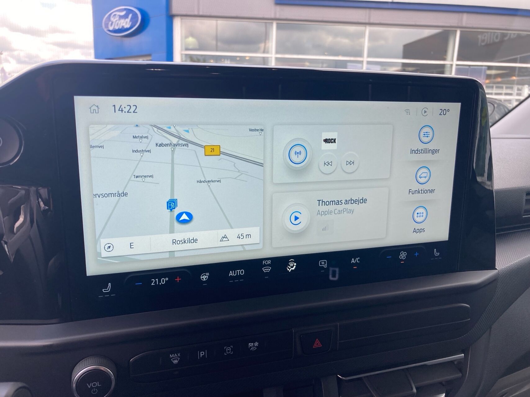 Billede af Ford E-Transit Custom 320 L2H1 EL Limited 218HK Van Aut.