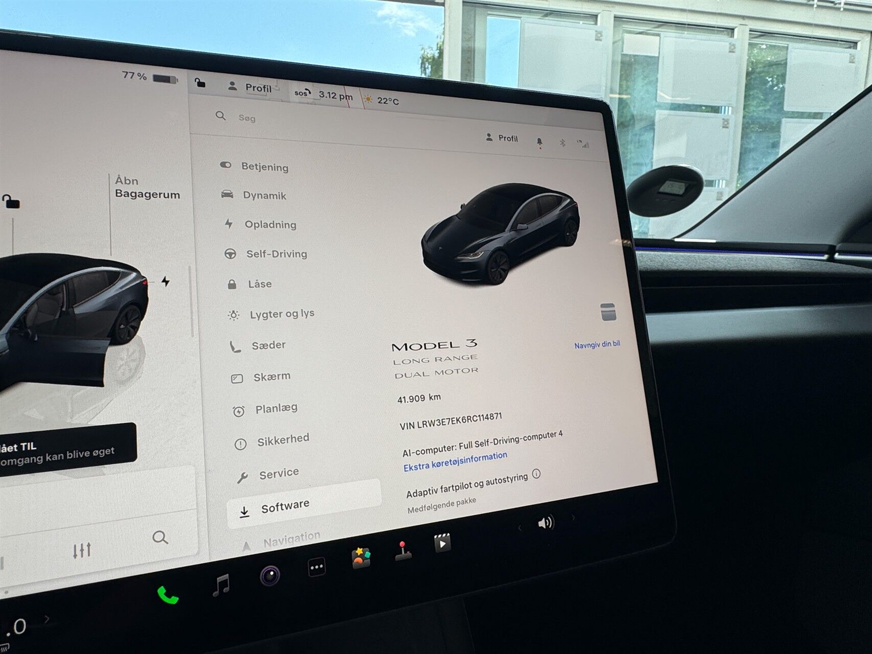 Billede af Tesla Model 3 EL Long Range AWD 498HK Aut.