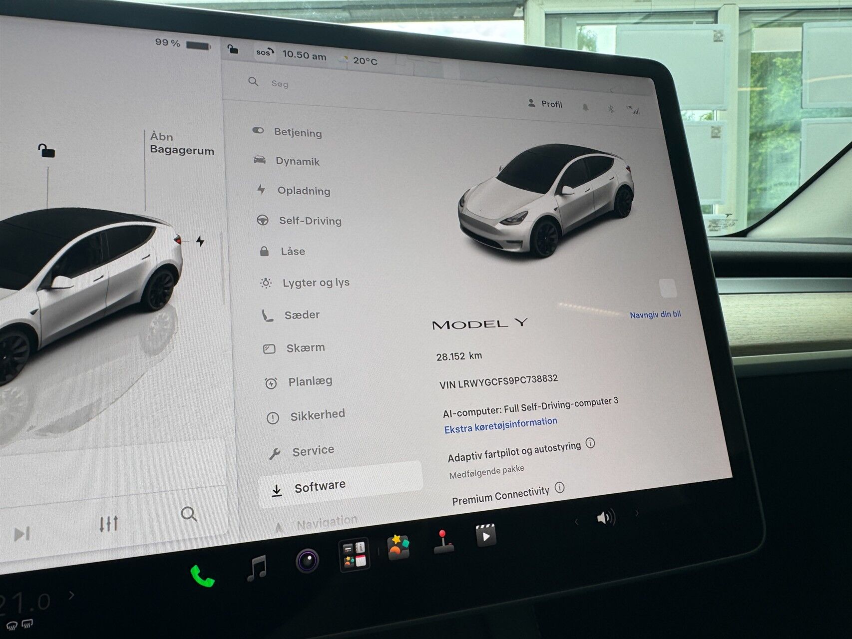 Billede af Tesla Model Y EL RWD 299HK 5d Aut.