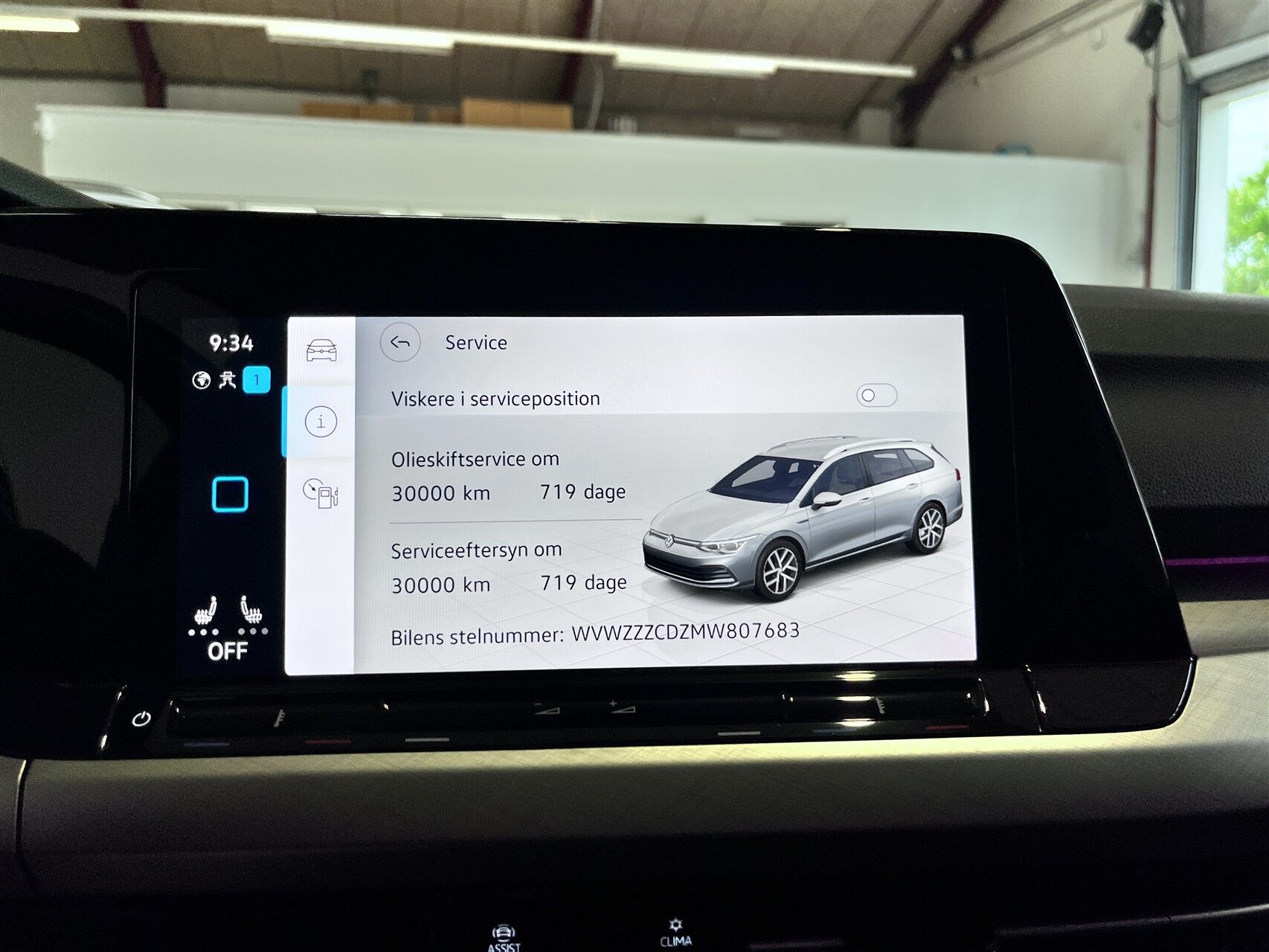 Billede af VW Golf Variant 1,5 eTSI  Mild hybrid Life DSG 130HK Stc 7g Aut.