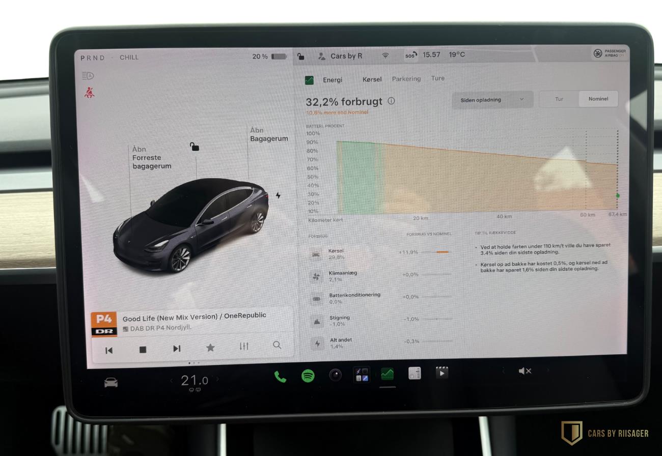 Billede af Tesla Model 3 EL Standard Range Plus 325HK Aut.