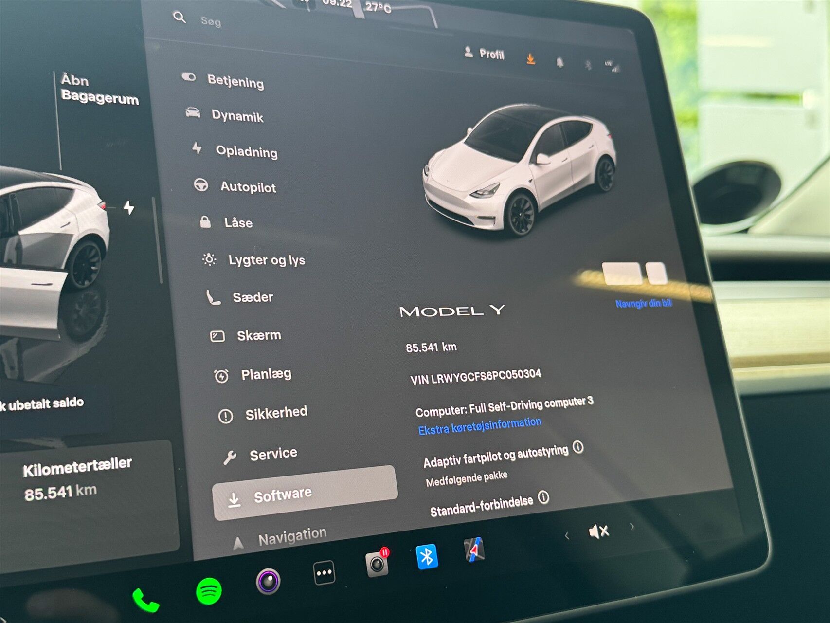 Billede af Tesla Model Y EL RWD 299HK 5d Aut.