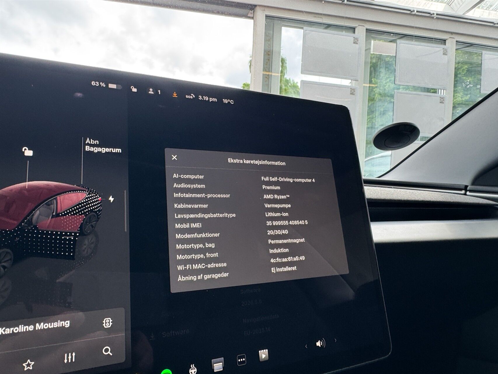 Billede af Tesla Model 3 EL Long Range AWD 498HK Aut.