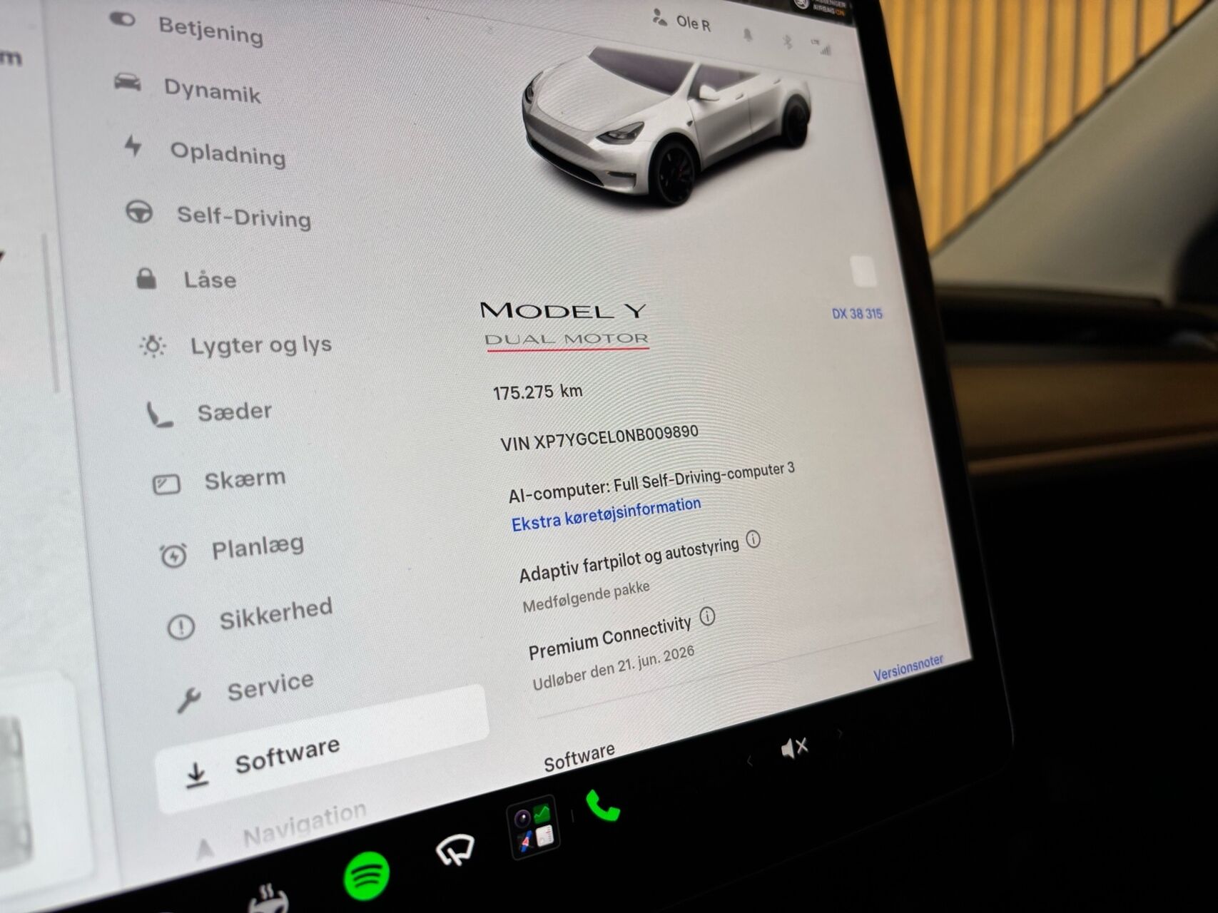 Billede af Tesla Model Y EL Performance AWD 534HK 5d Aut.