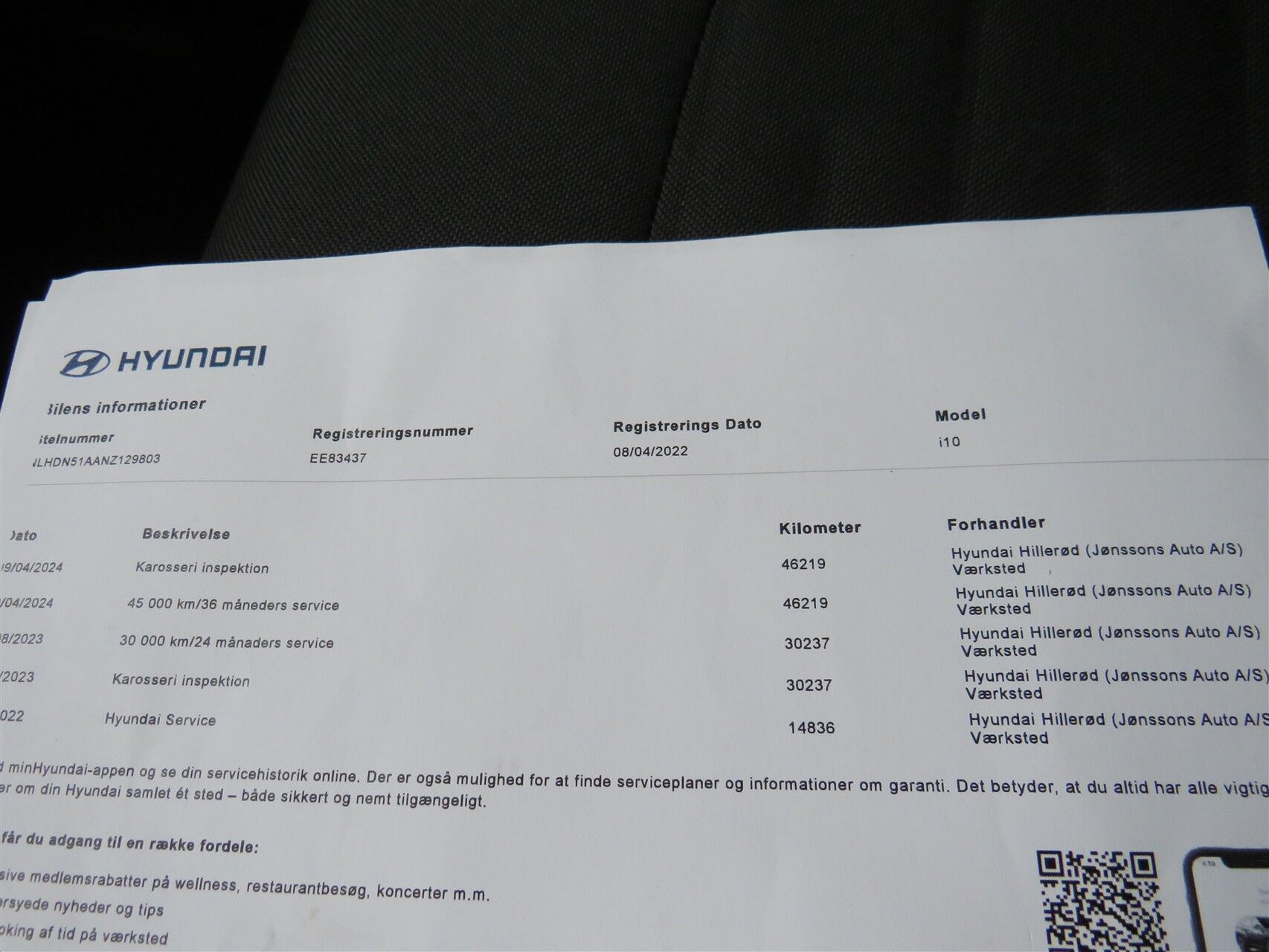 Billede af Hyundai i10 1,0 Advanced 67HK 5d