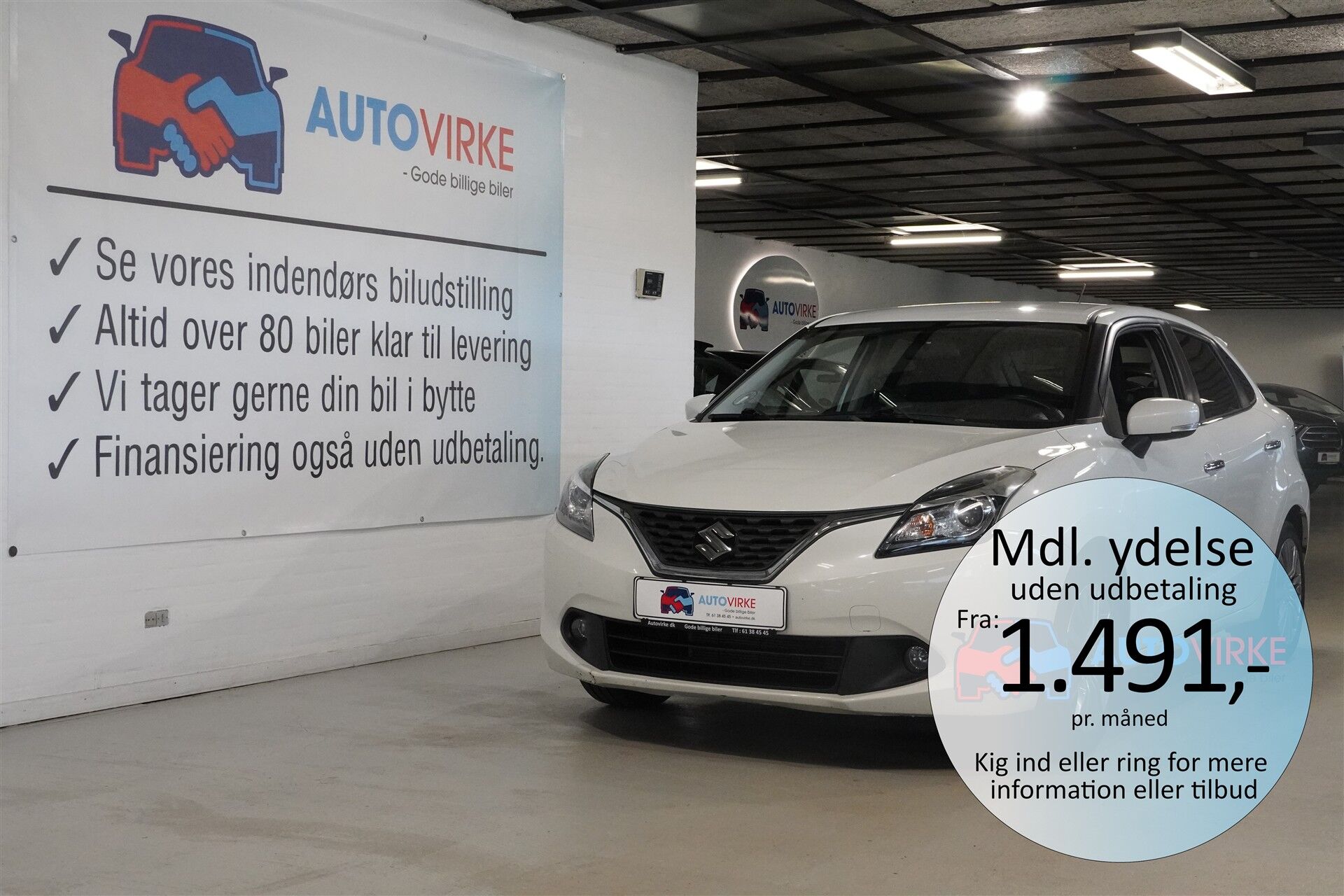 Billede af Suzuki Baleno 1,2 SHVS  Mild hybrid Exclusive 90HK 5d