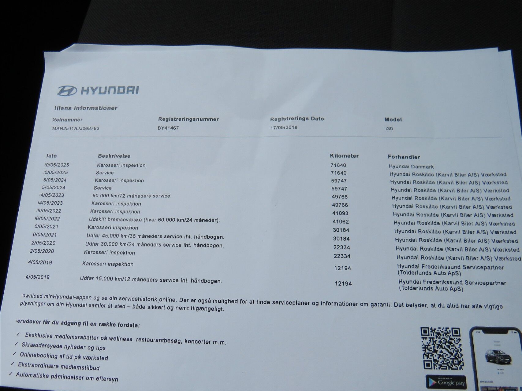 Billede af Hyundai i30 1,0 T-GDI Go 120HK 5d 6g