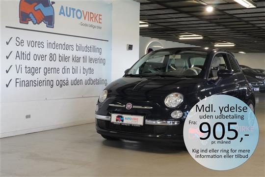 Fiat 500 0,9 TwinAir Lounge Start & Stop 85HK 3d