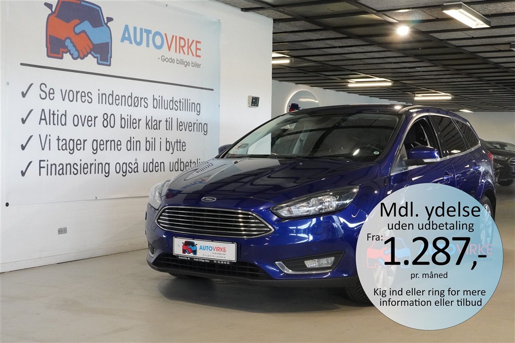 Ford Focus 1,0 EcoBoost Titanium Fun 125HK Stc 6g