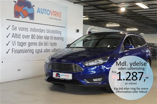 Ford Focus 1,0 EcoBoost Titanium Fun 125HK Stc 6g