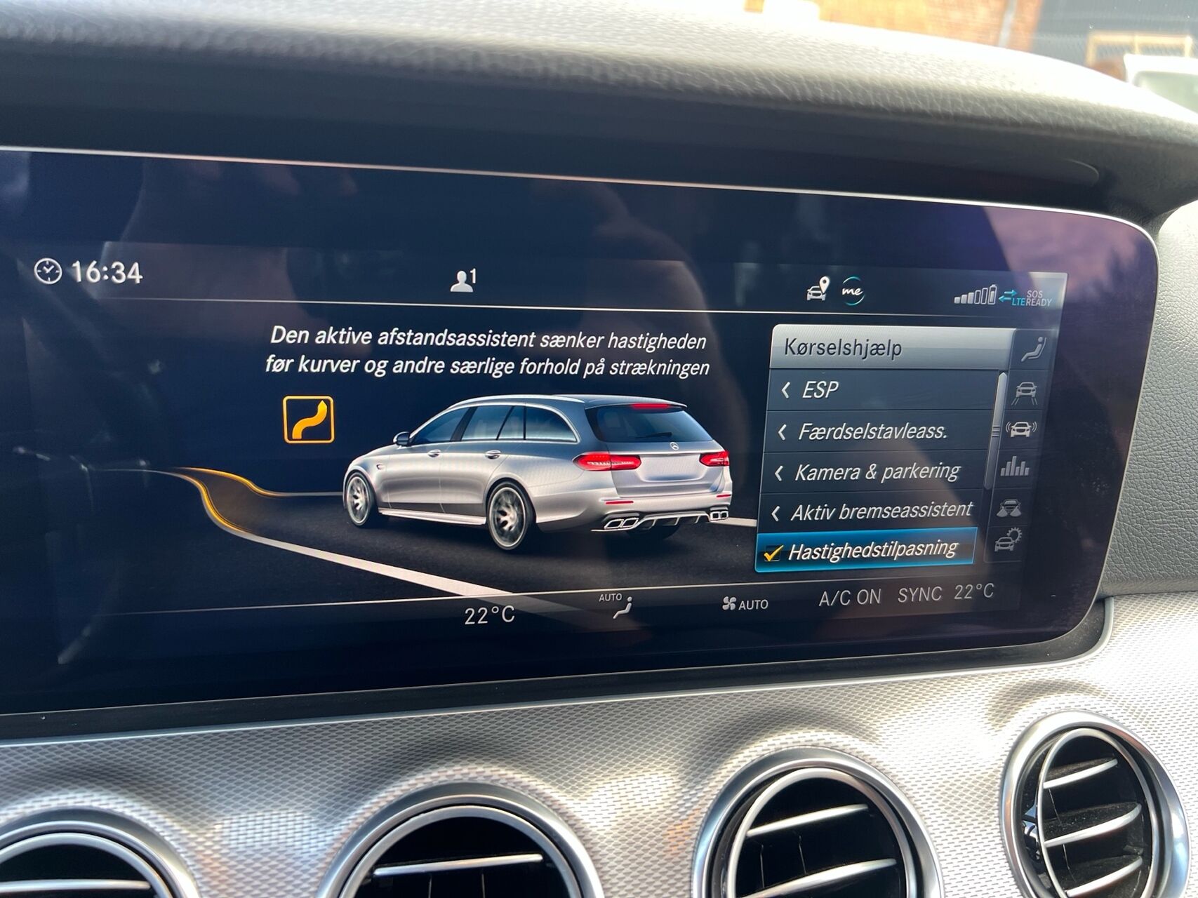 Billede af Mercedes-Benz E220 d T 2,0 D Business Edition Sportsstyle 9G-Tronic 194HK Stc Aut.