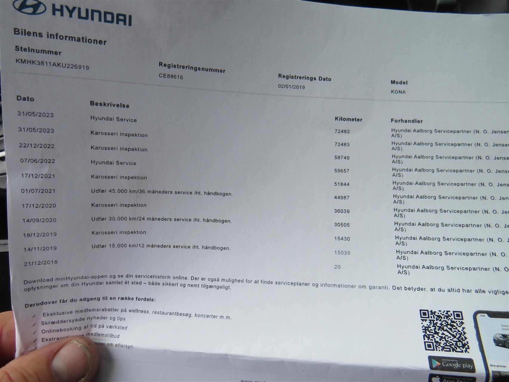 Billede af Hyundai Kona 1,0 T-GDI Trend Nordic Edition 120HK 5d 6g