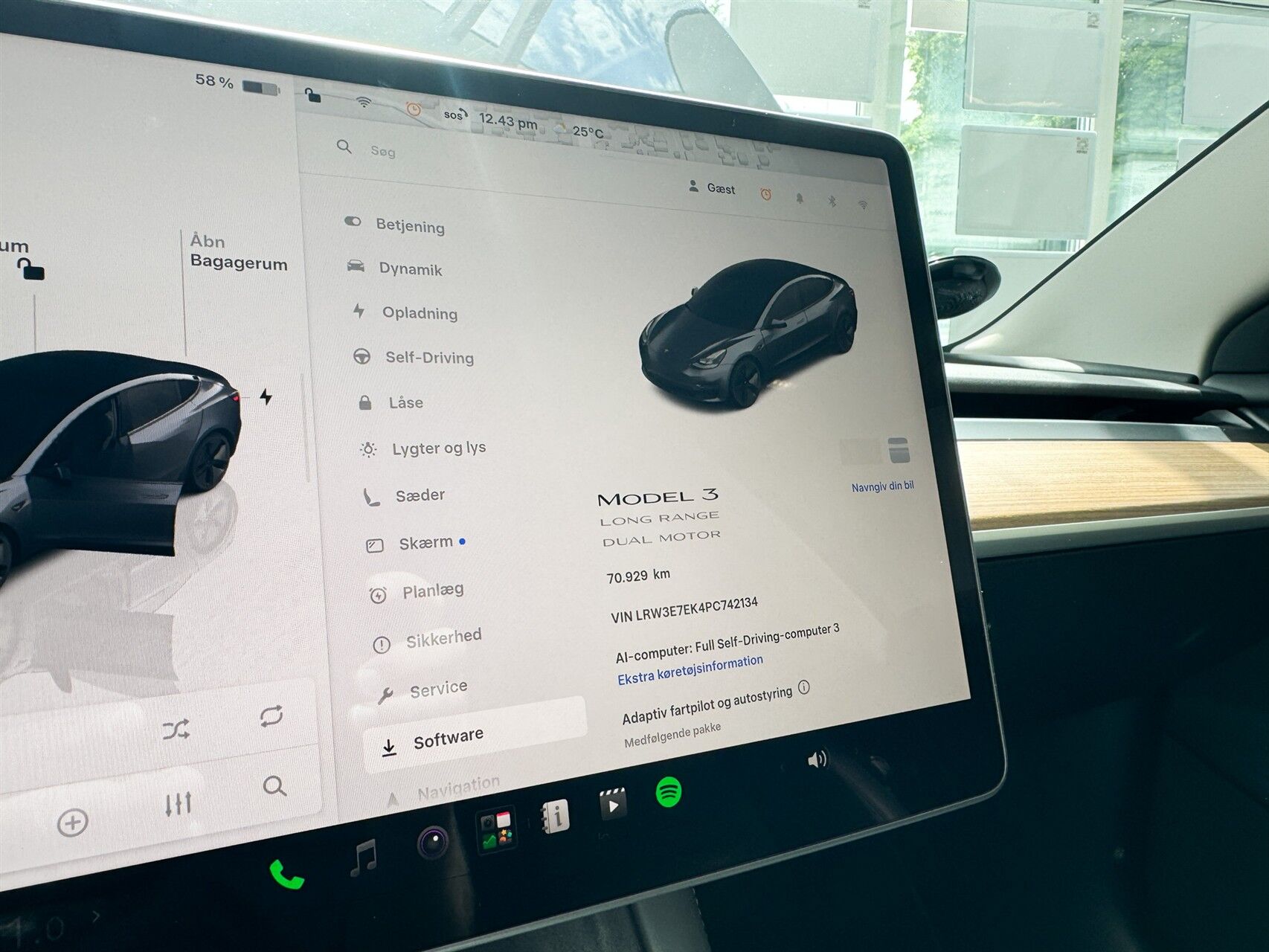 Billede af Tesla Model 3 EL Long Range AWD 498HK Aut.