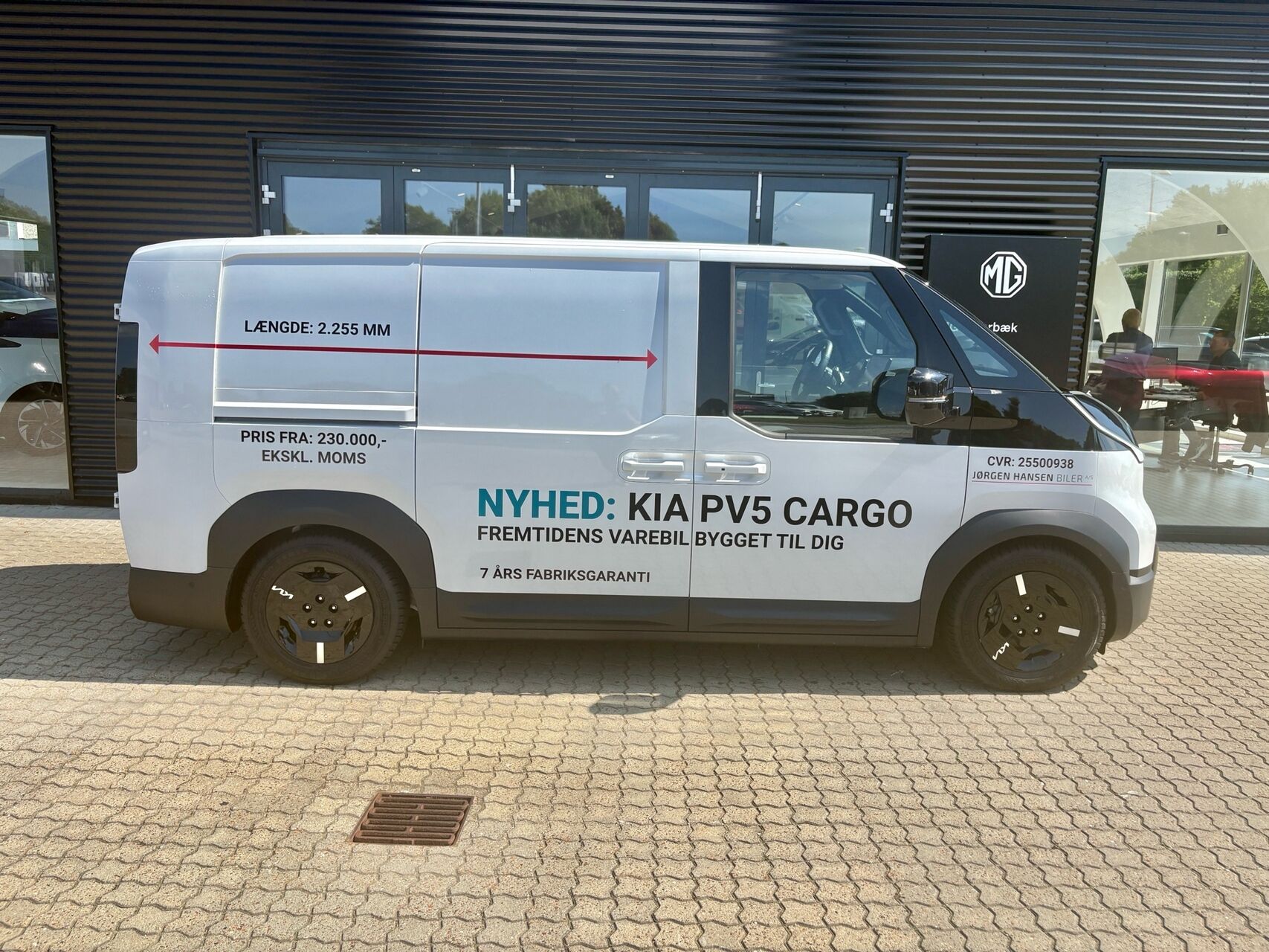 Billede af Kia PV5 Cargo L2H1 EL Long Range Work Pro 163HK Van Aut.