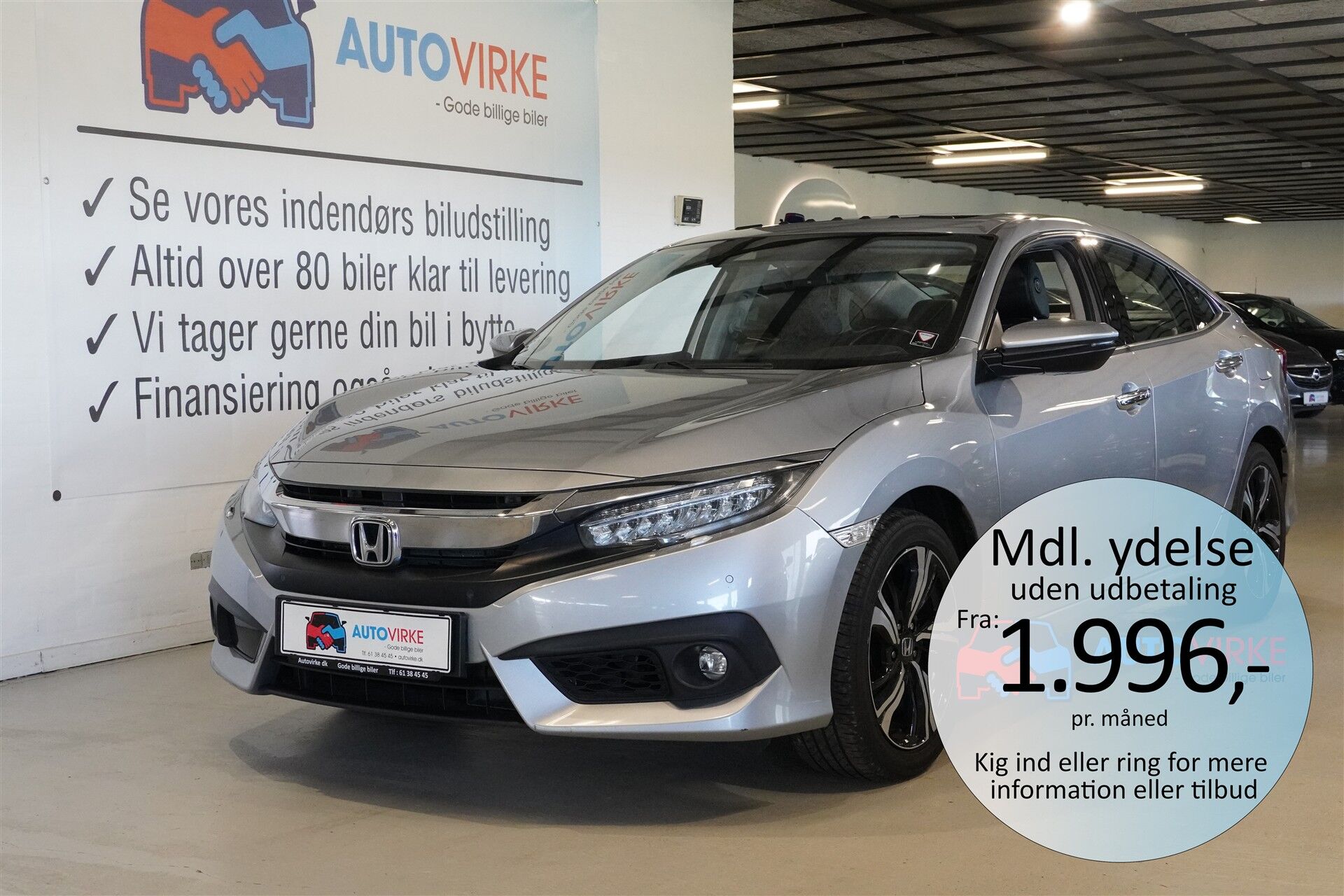 Billede af Honda Civic 1,6 i-DTEC Executive Navi 120HK 6g