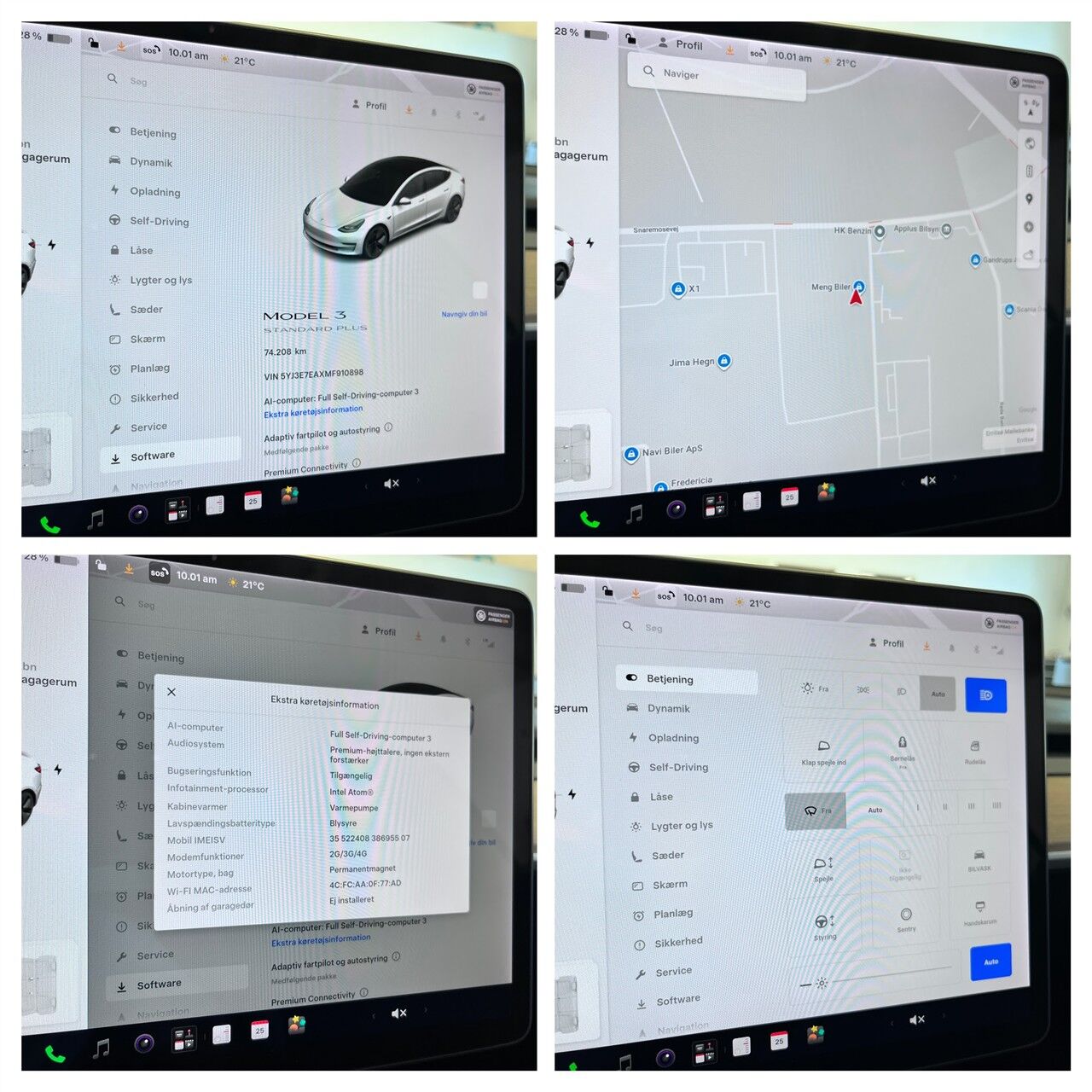 Billede af Tesla Model 3 EL Standard Range Plus 283HK Aut. 