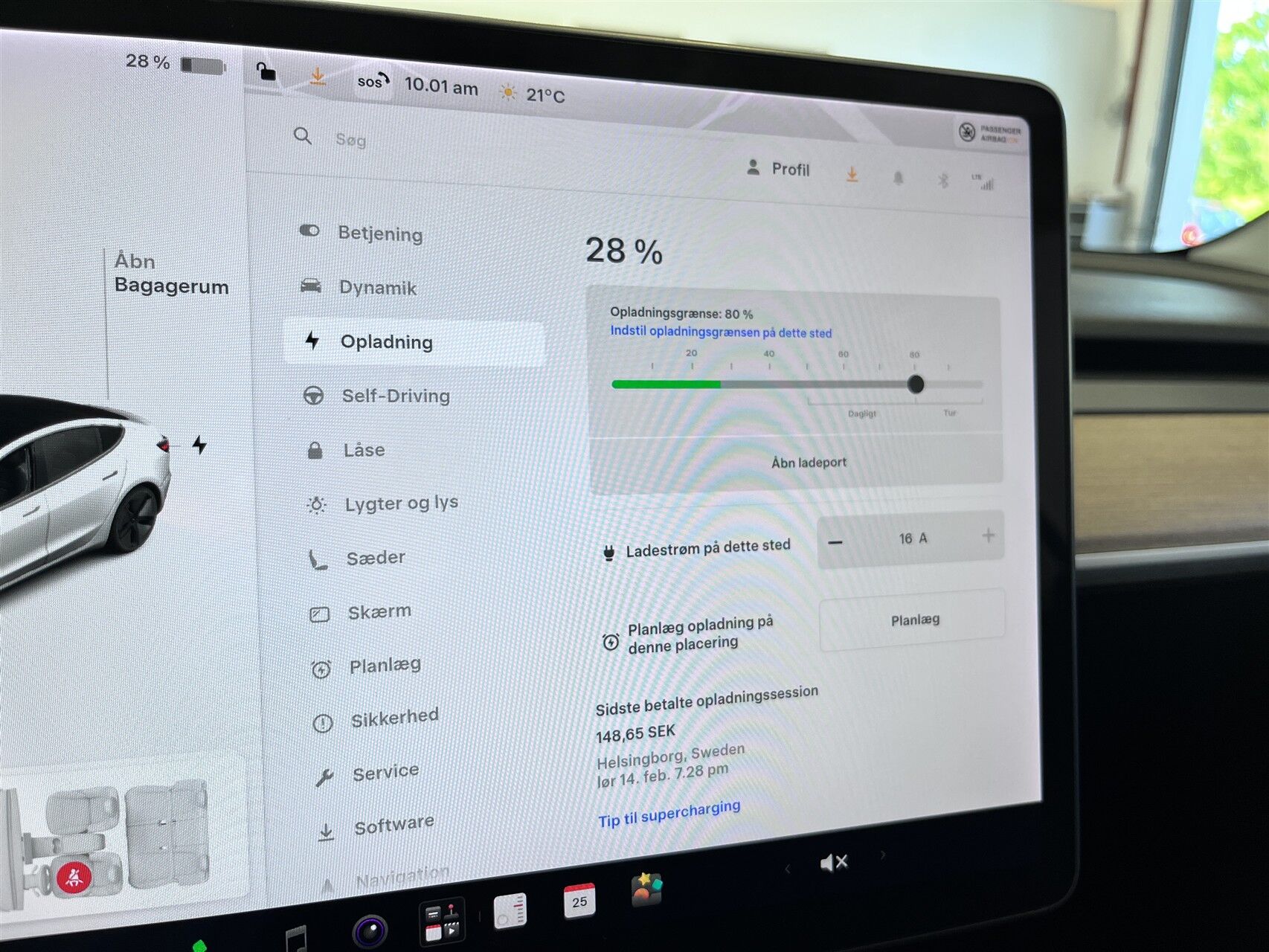 Billede af Tesla Model 3 EL Standard Range Plus 283HK Aut. 