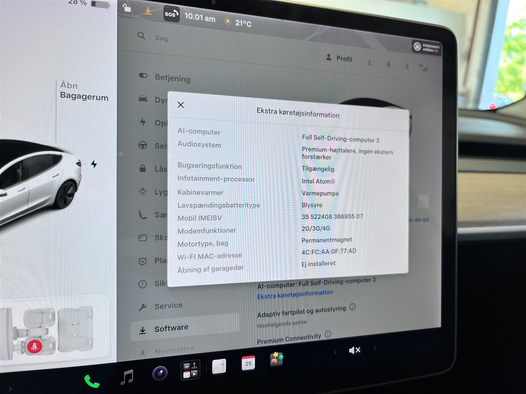 Billede af Tesla Model 3 EL Standard Range Plus 283HK Aut. 