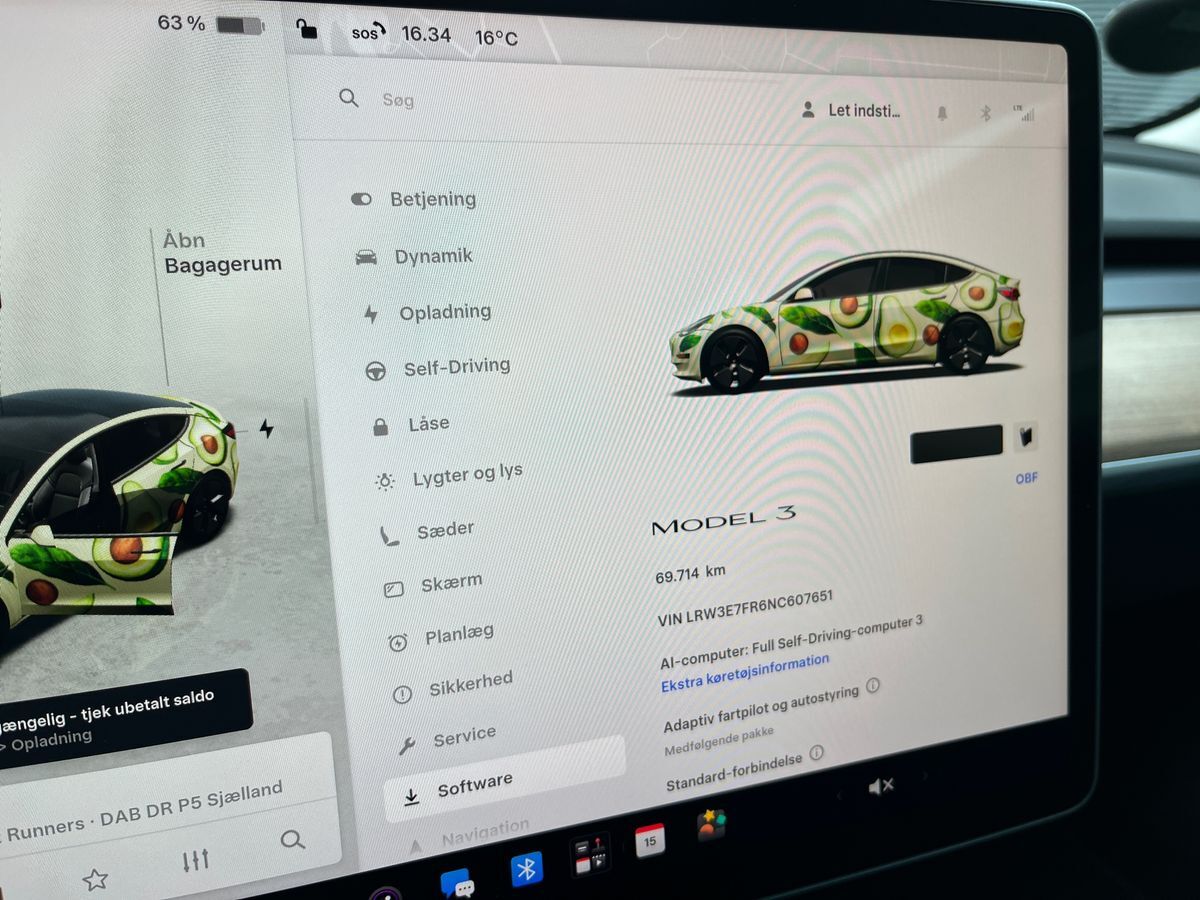 Billede af Tesla Model 3 EL 283HK Aut.