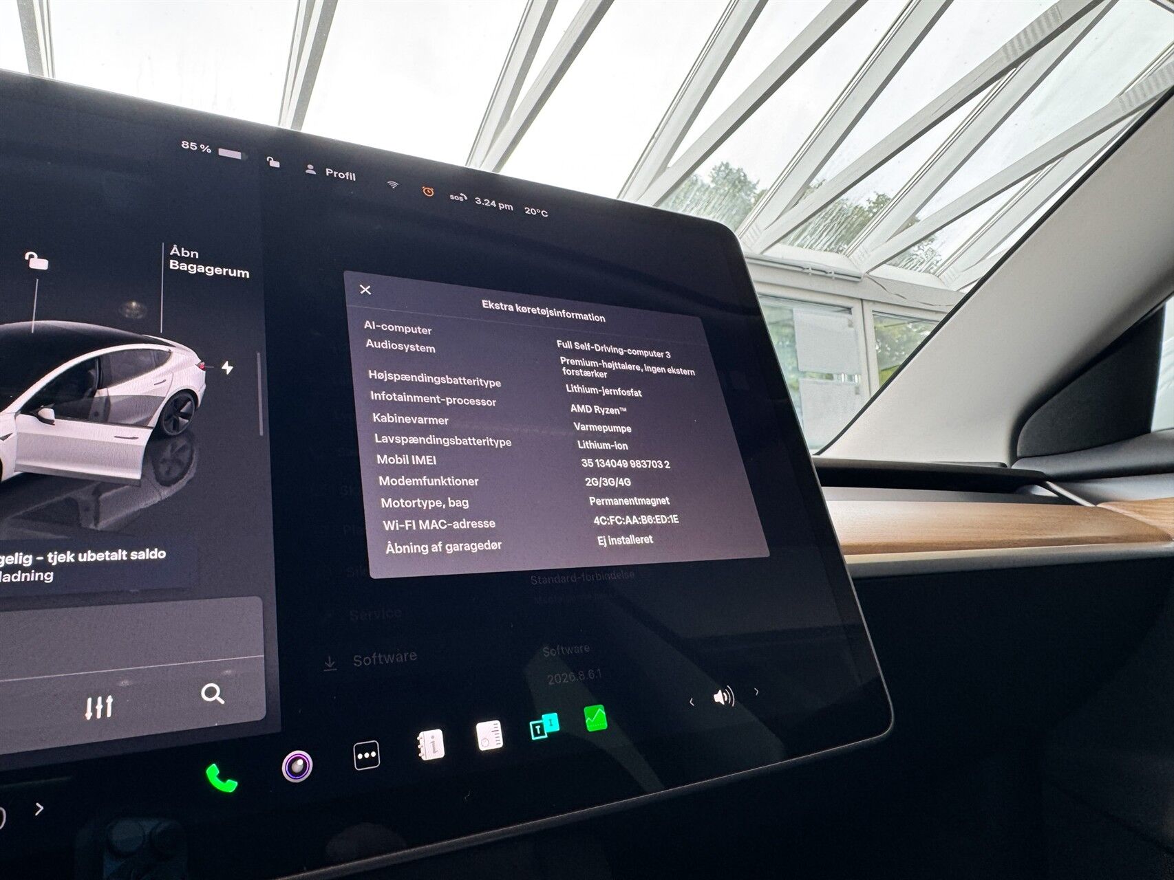 Billede af Tesla Model 3 EL 283HK Aut.