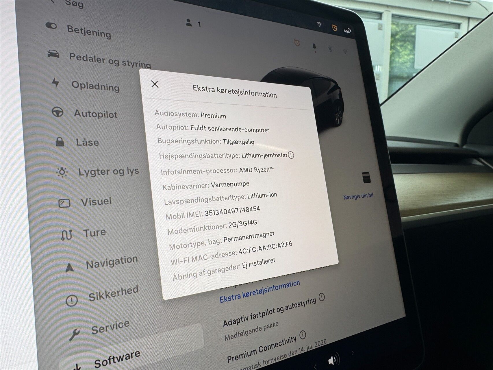 Billede af Tesla Model Y EL RWD 299HK 5d Aut.