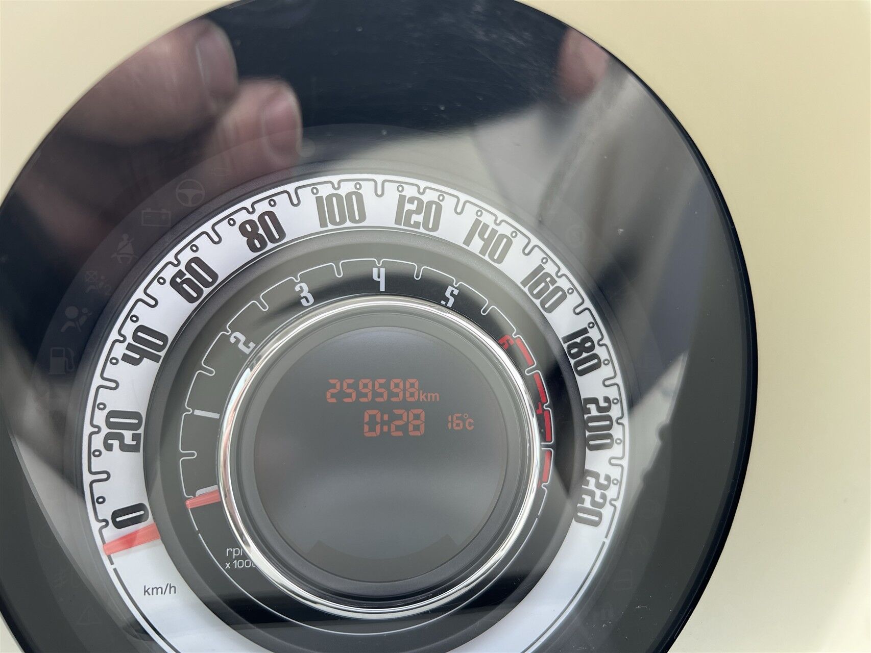 Billede af Fiat 500 1,2 Matt Black Start & Stop 69HK 3d