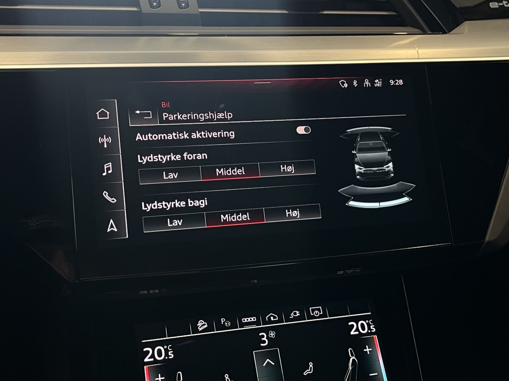 Billede af Audi Q8 55 E-tron S Line Quattro 408HK 5d Aut.