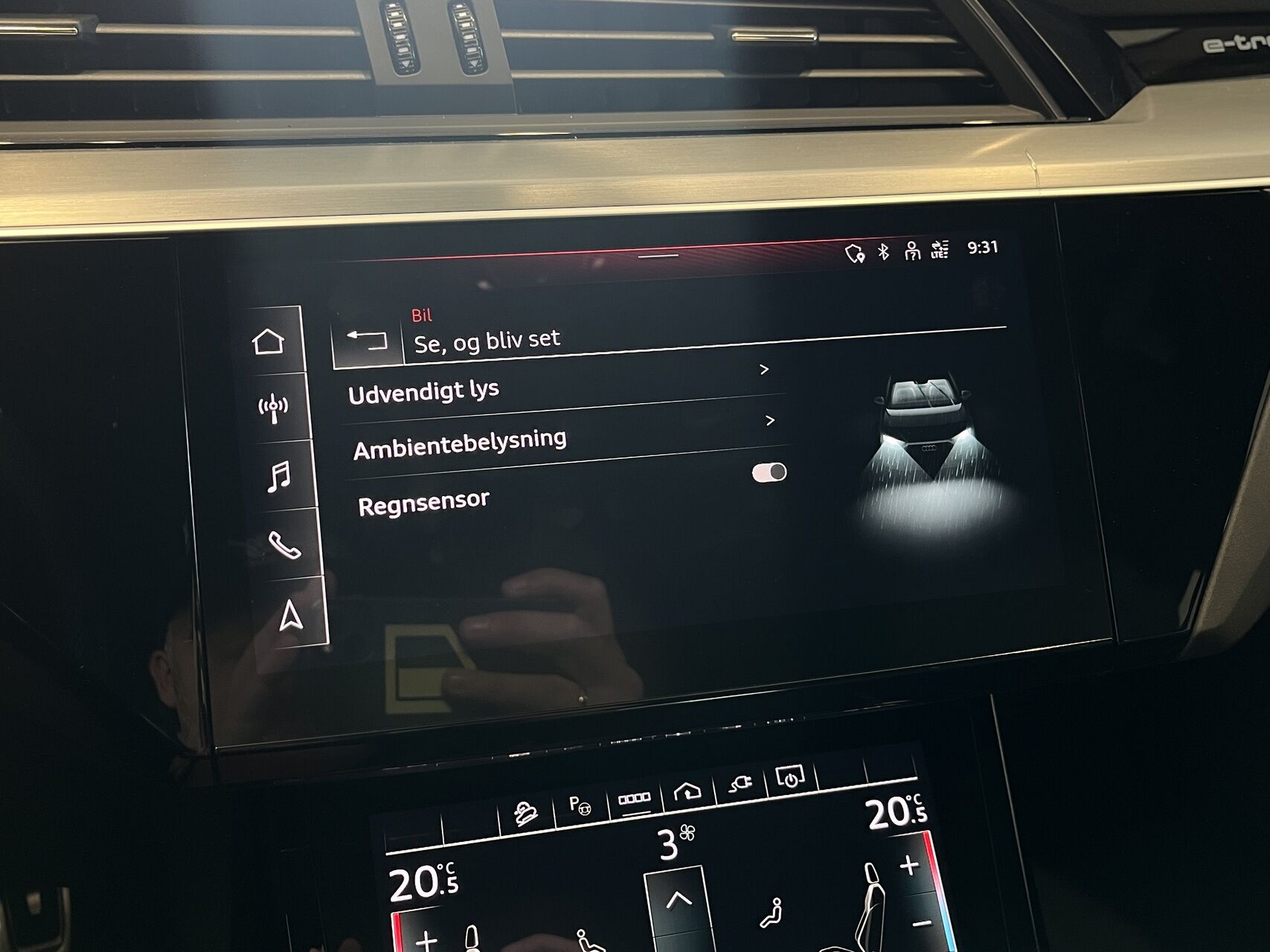 Billede af Audi Q8 55 E-tron S Line Quattro 408HK 5d Aut.