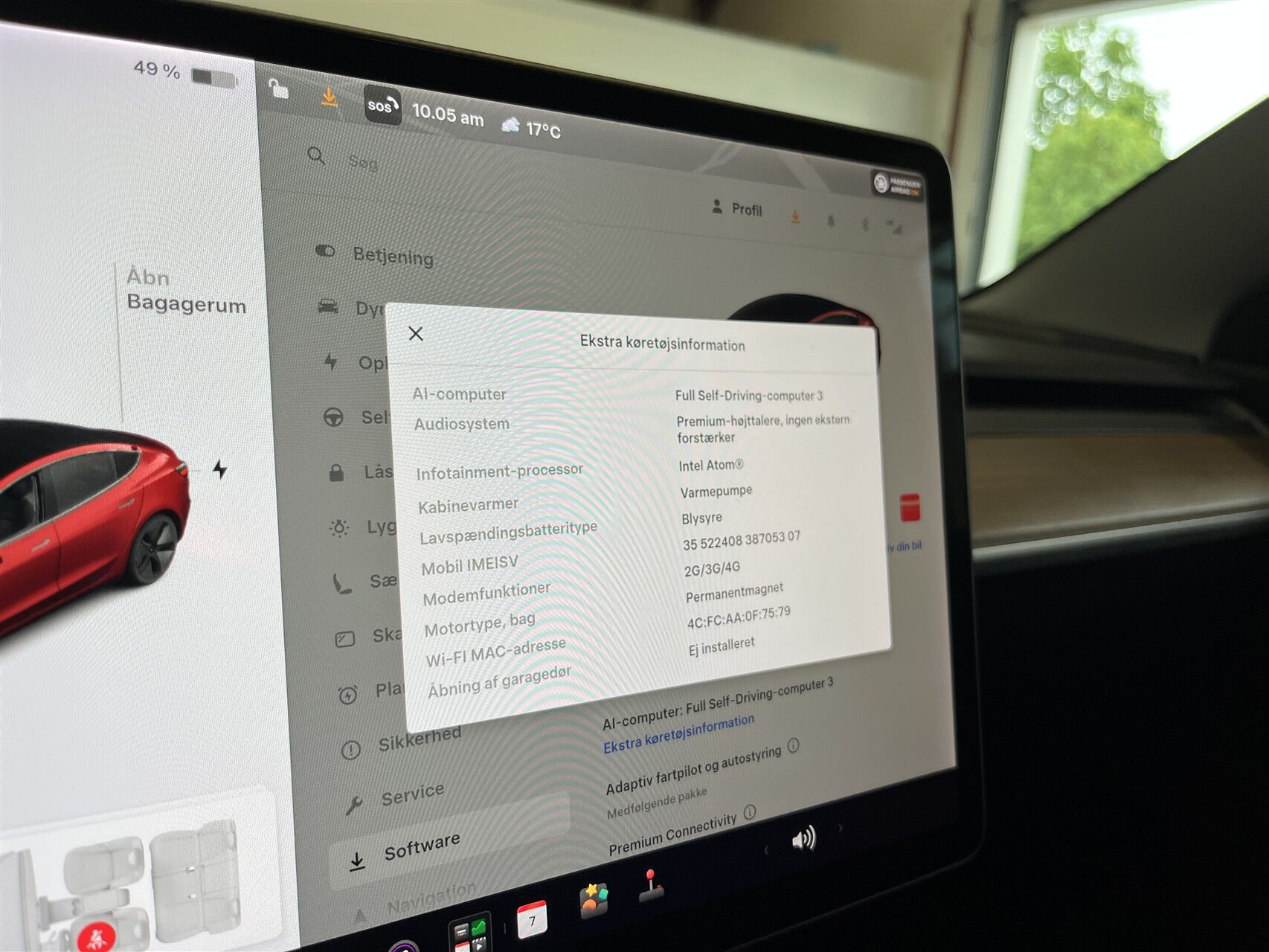 Billede af Tesla Model 3 EL Standard Range Plus 283HK Aut. 