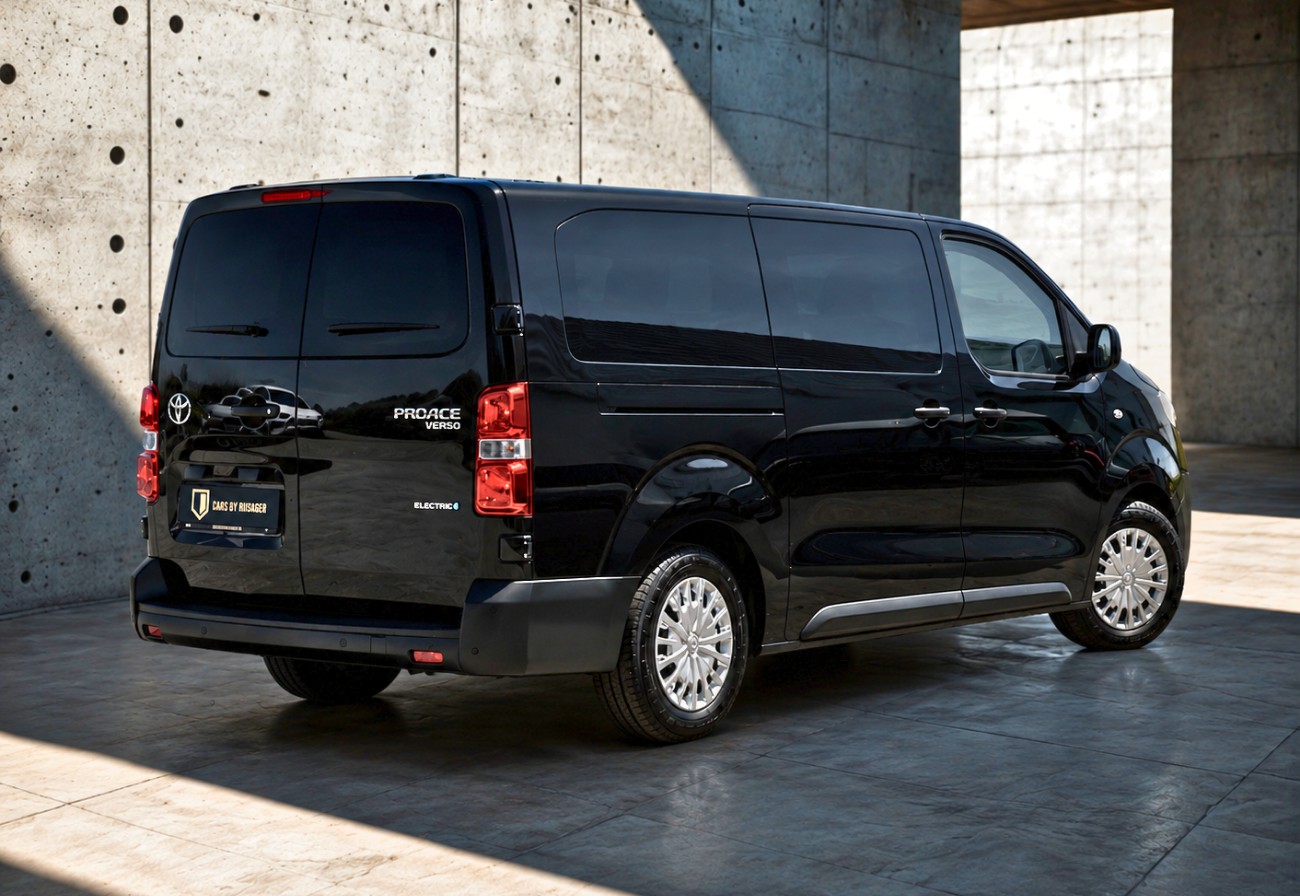 Billede af Toyota Proace Verso Electric Long EL Shuttle m/Dobbelt bagdør,Dobb.skydedør 136HK Aut.