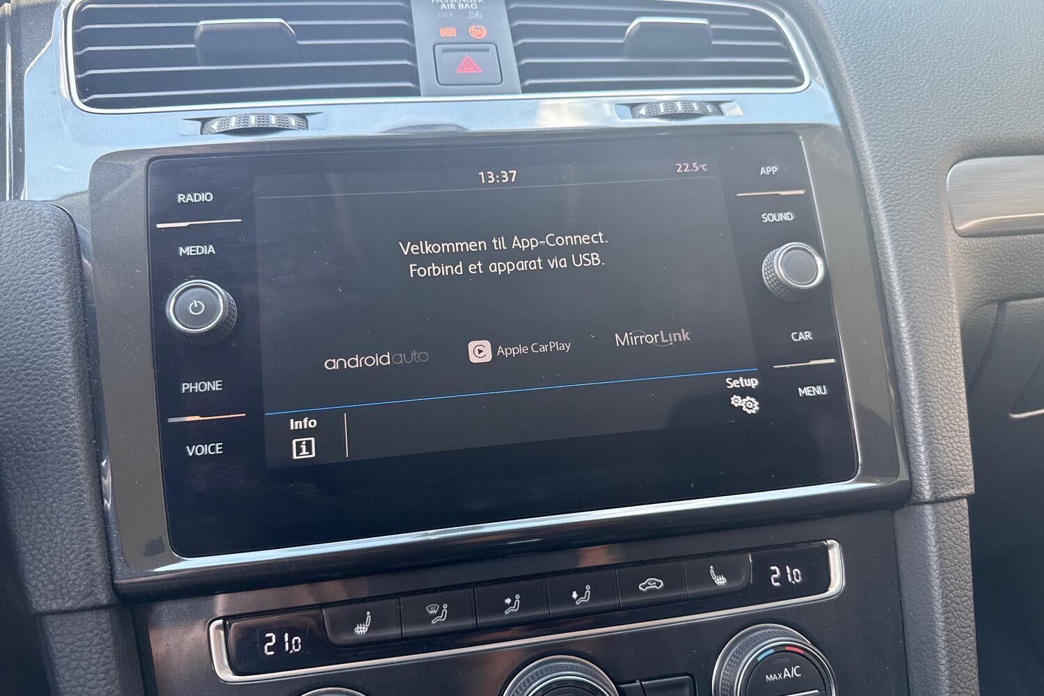 Billede af VW Golf 1,5 TSI BMT EVO Comfortline Connect DSG 150HK 5d 7g Aut.