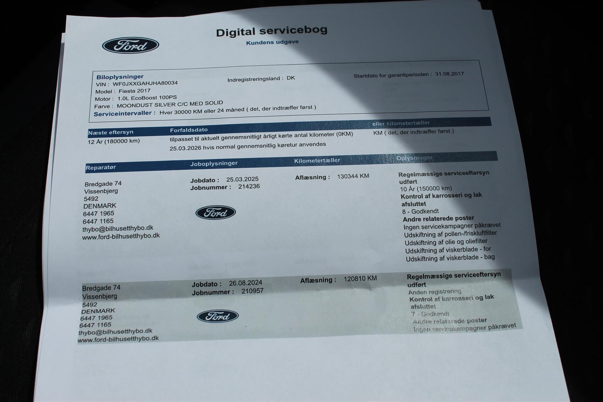 Billede af Ford Fiesta 1,0 EcoBoost Titanium Start/Stop 100HK 5d 6g