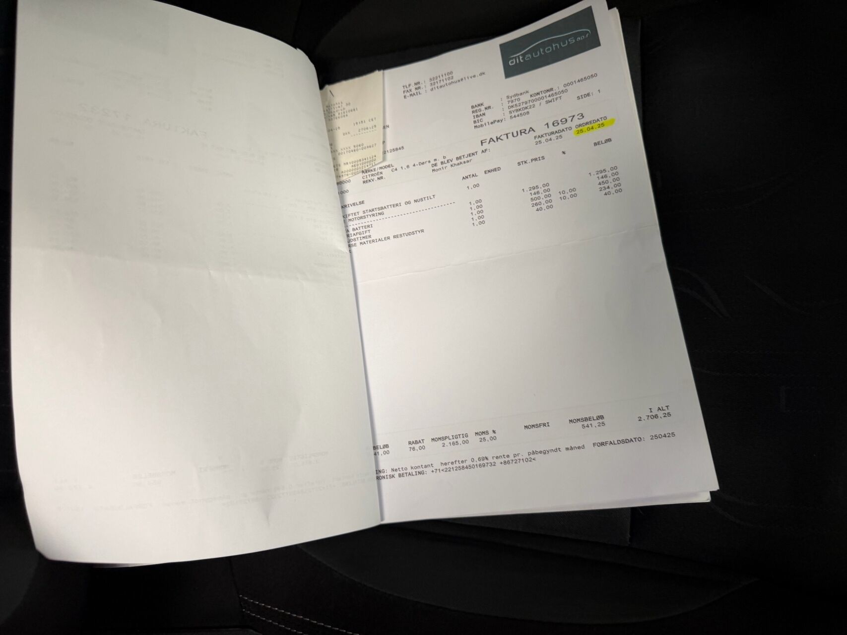 Billede af Citroën C4 1,6 HDI Seduction 92HK 5d