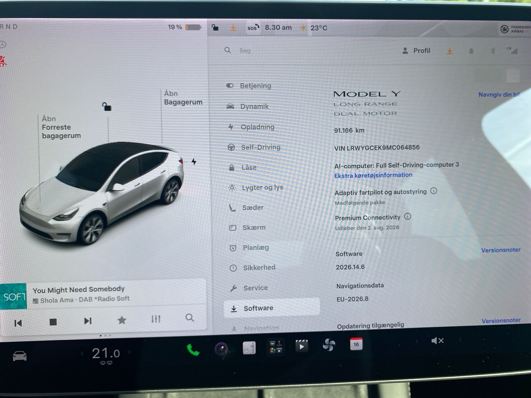 Billede af Tesla Model Y EL Long Range AWD 514HK 5d Aut.