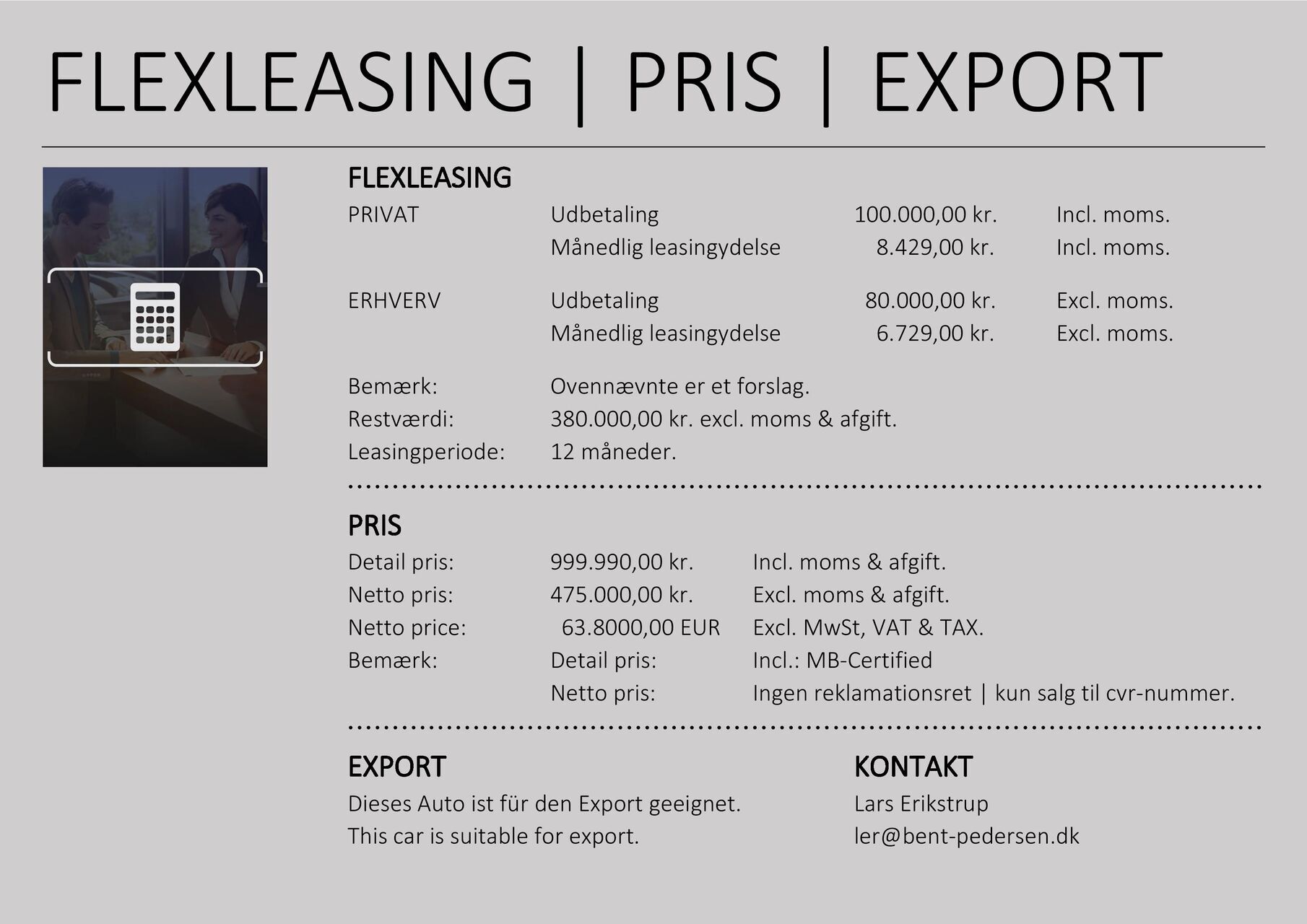 Billede af Mercedes-Benz GLE350 de 2,0 Plugin-hybrid AMG Premium Plus 4Matic 9G-Tronic 320HK 5d 9g Aut.