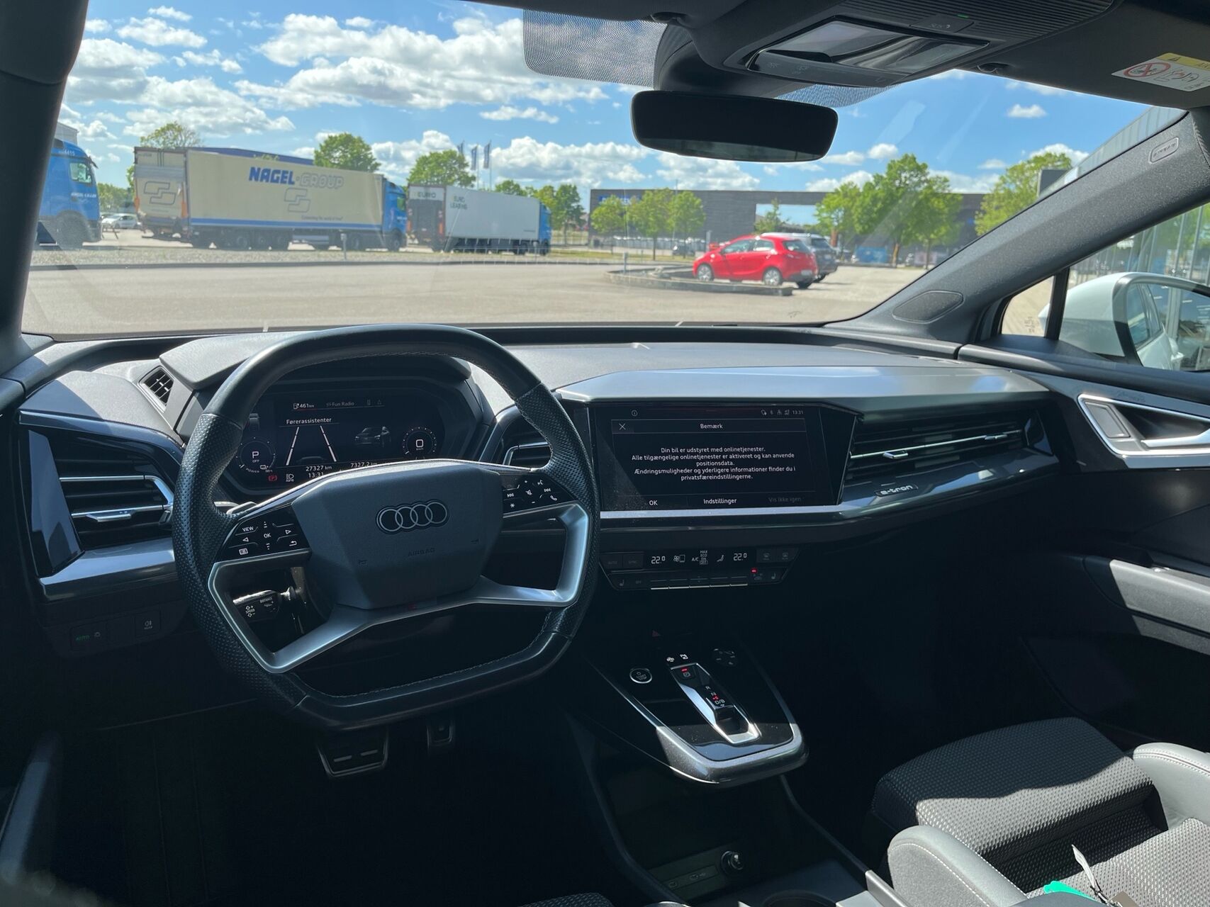 Billede af Audi Q4 Sportback 40 E-tron S Line 204HK 5d Aut.
