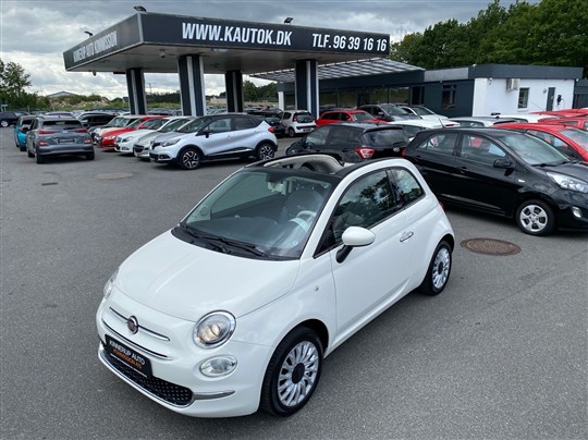 Fiat 500C 1,2 Eco Lounge Start & Stop 69HK Cabr.