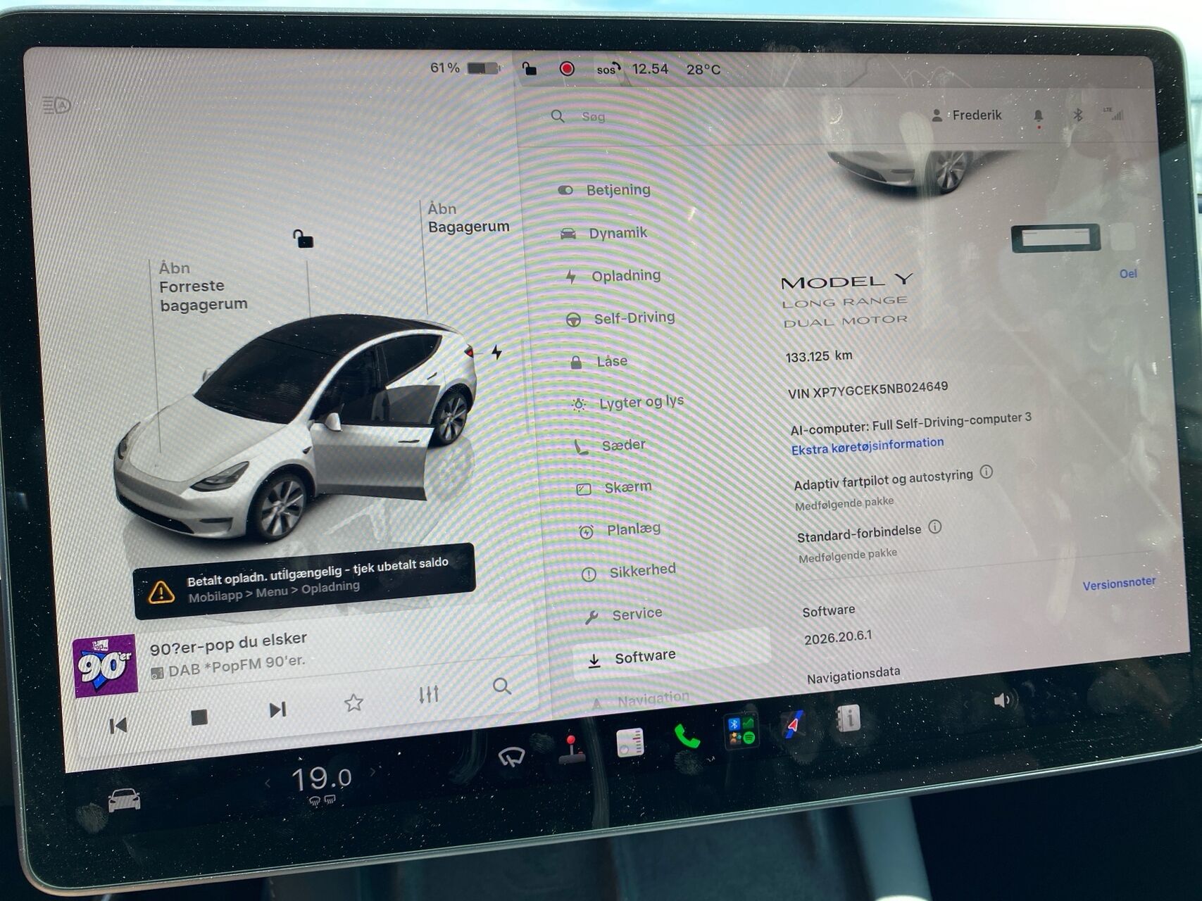 Billede af Tesla Model Y EL Long Range AWD 514HK 5d Aut.