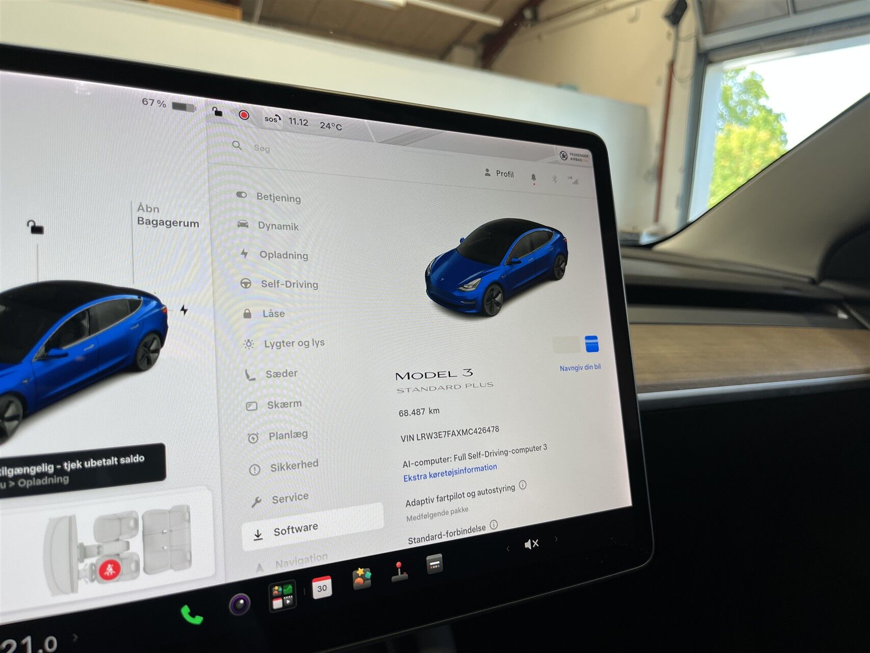 Billede af Tesla Model 3 EL Standard Range Plus 325HK Aut.