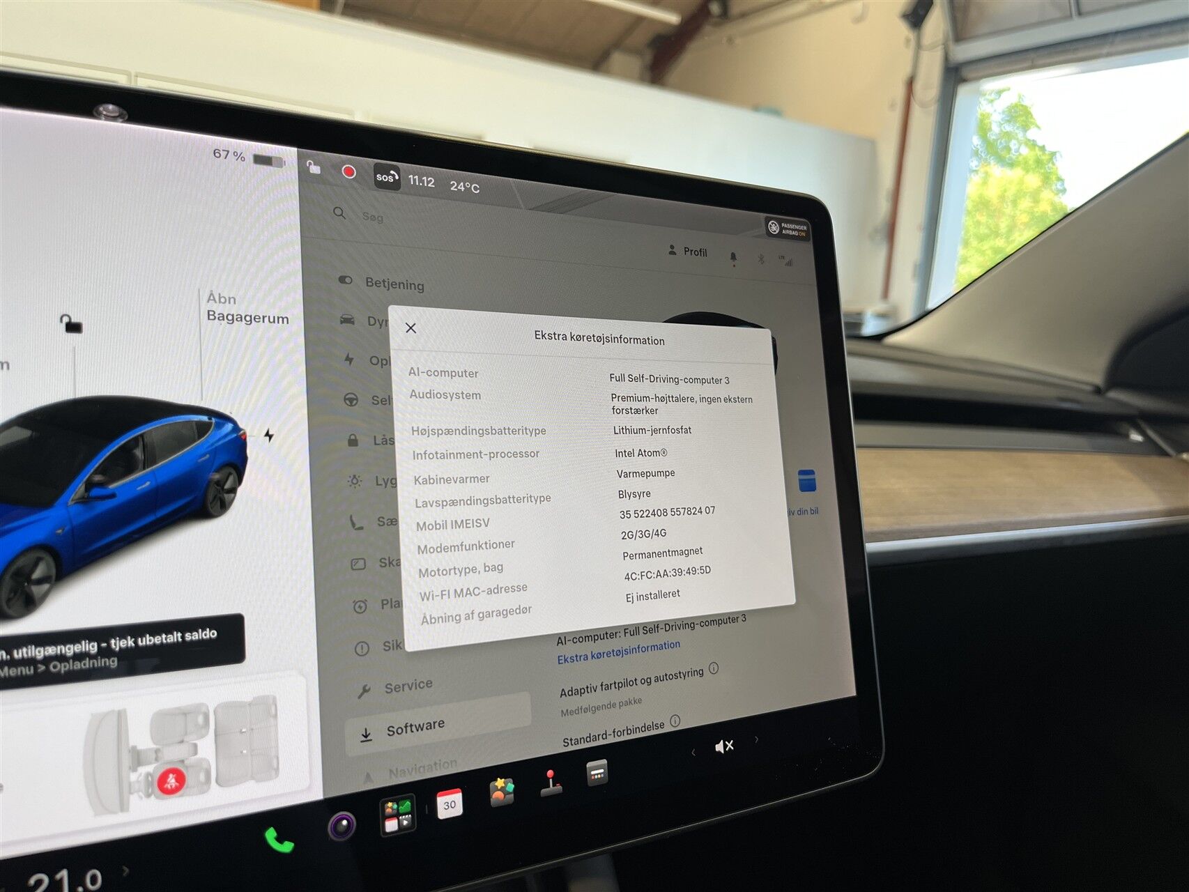 Billede af Tesla Model 3 EL Standard Range Plus 325HK Aut.