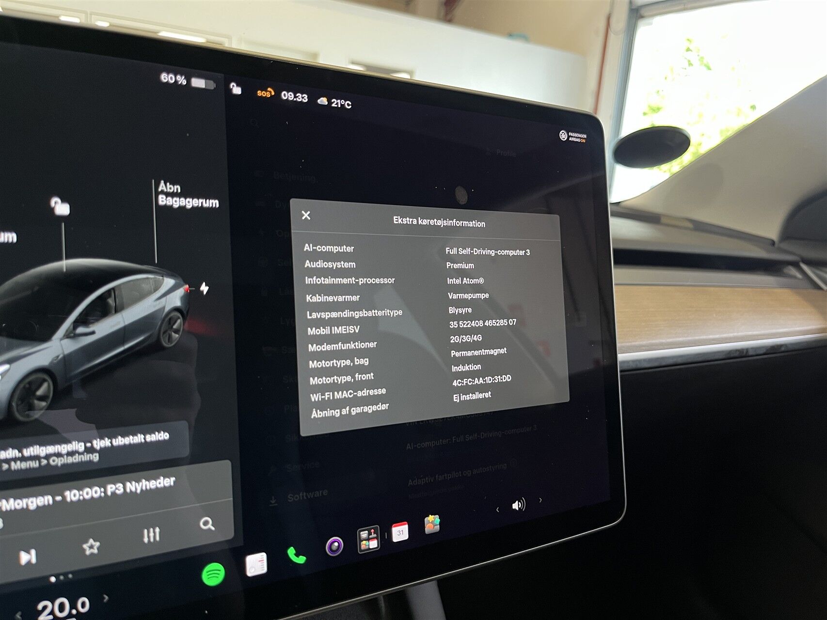 Billede af Tesla Model 3 EL Long Range AWD 498HK Aut.