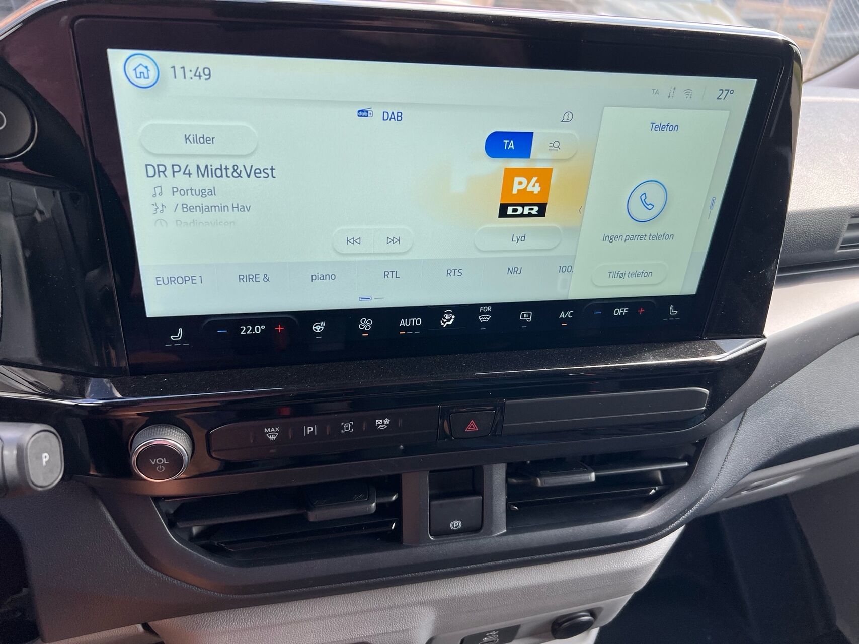 Billede af Ford E-Transit Custom 340 L2H1 EL Sport 218HK Van Aut.